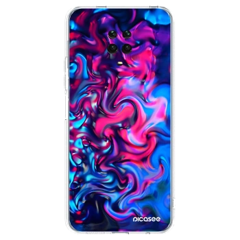 Picasee διαφανής θήκη σιλικόνης Xiaomi Redmi Note 9S - Redlight