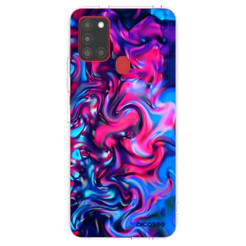 Picasee διαφανής θήκη σιλικόνης Samsung Galaxy A21s - Redlight