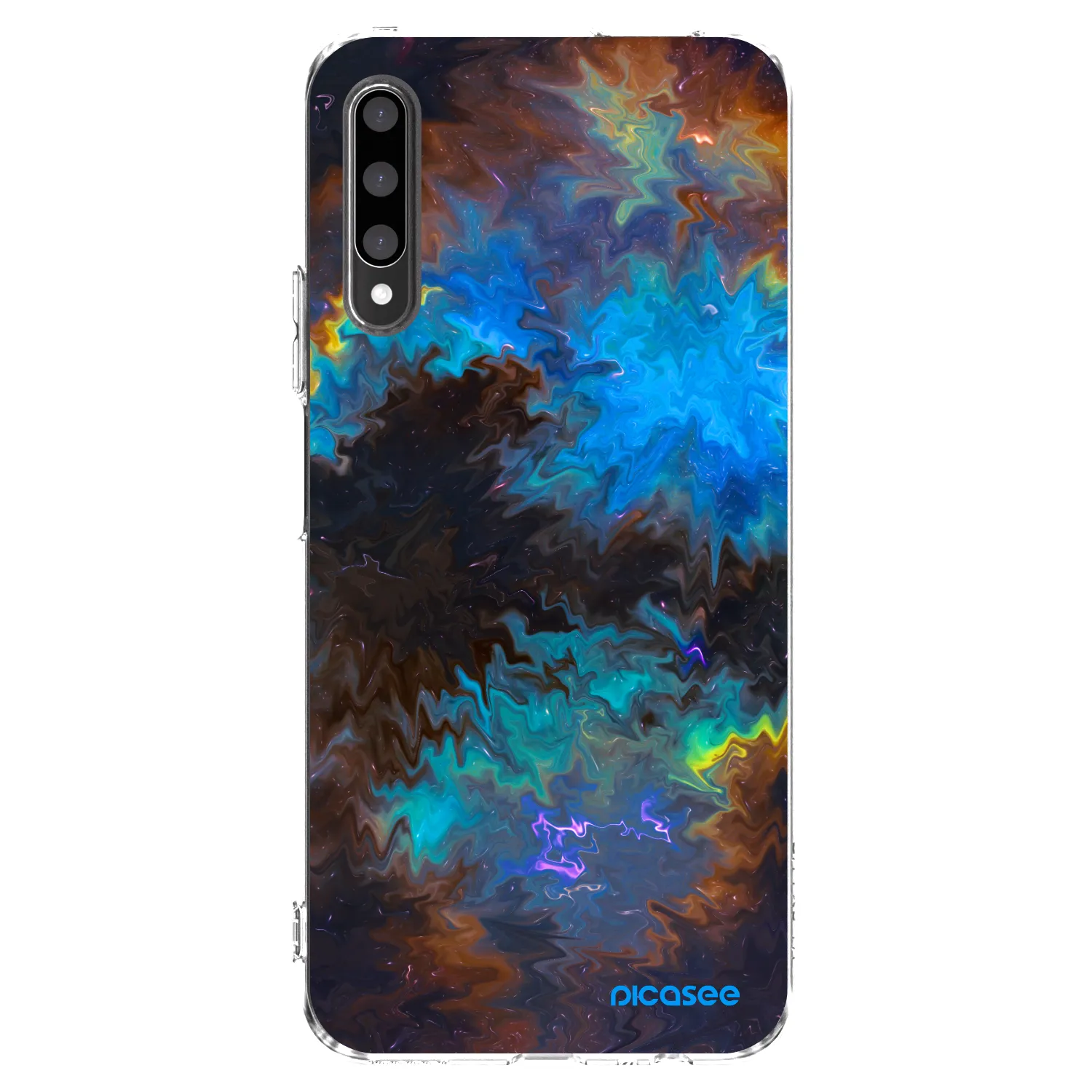 Picasee διαφανής θήκη σιλικόνης Honor 9X Pro - Space