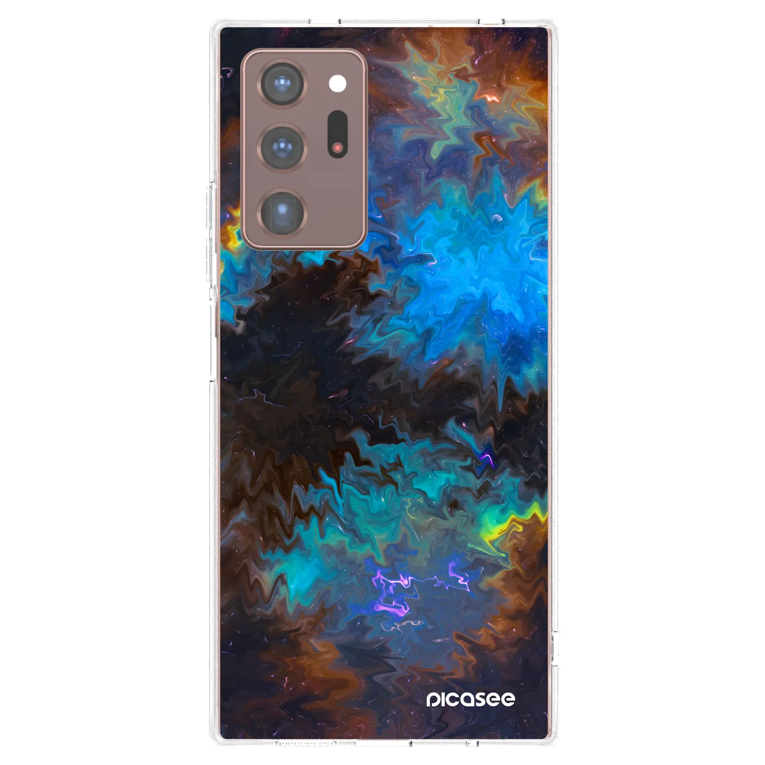 Picasee διαφανής θήκη σιλικόνης Samsung Galaxy Note 20 Ultra - Space