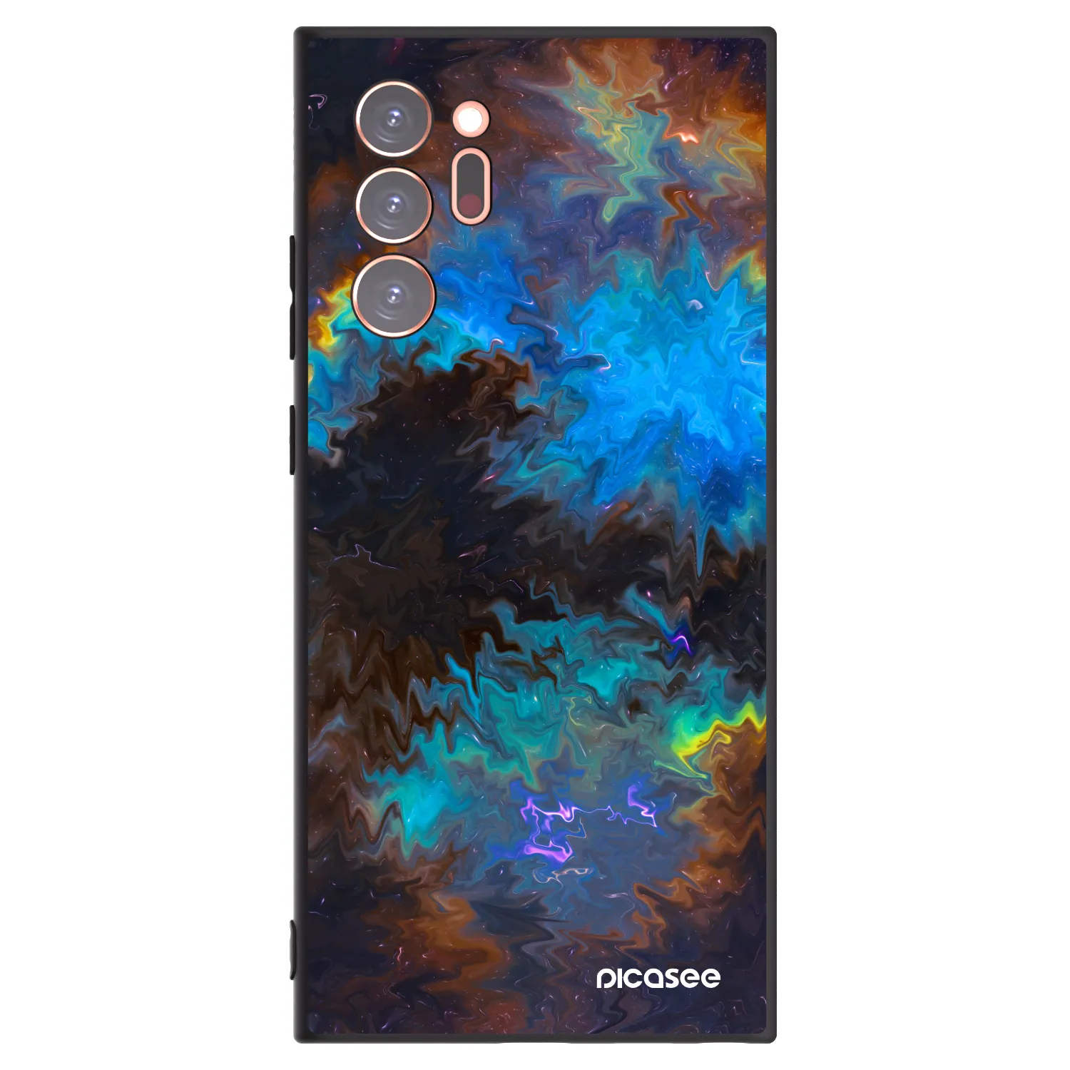 Picasee Μαύρη θήκη σιλικόνης για Samsung Galaxy Note 20 Ultra - Space