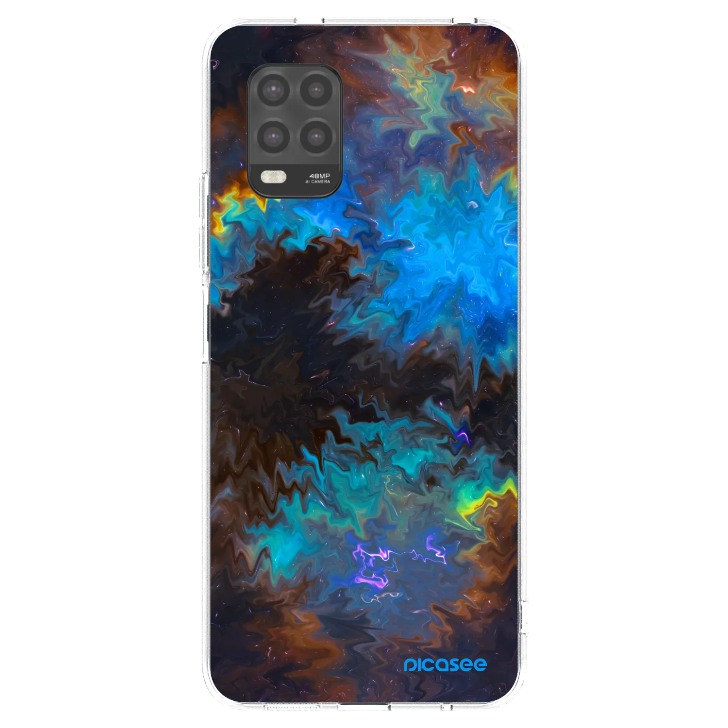 Picasee διαφανής θήκη σιλικόνης Xiaomi Mi 10 Lite - Space