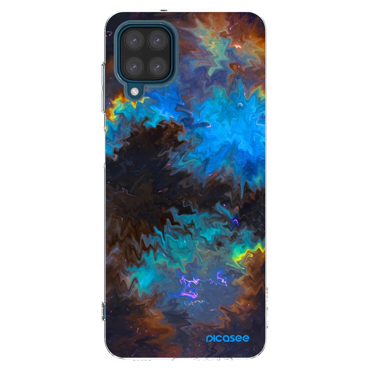 Picasee διαφανής θήκη σιλικόνης Samsung Galaxy A12 A125F - Space