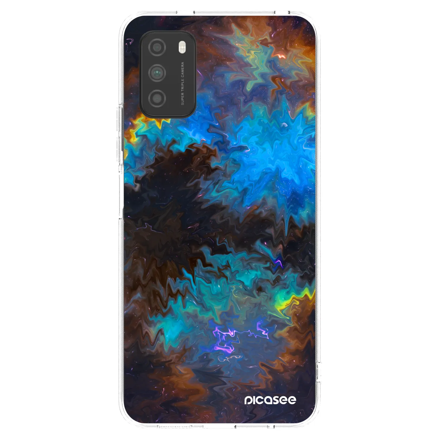 Picasee διαφανής θήκη σιλικόνης Xiaomi Poco M3 - Space