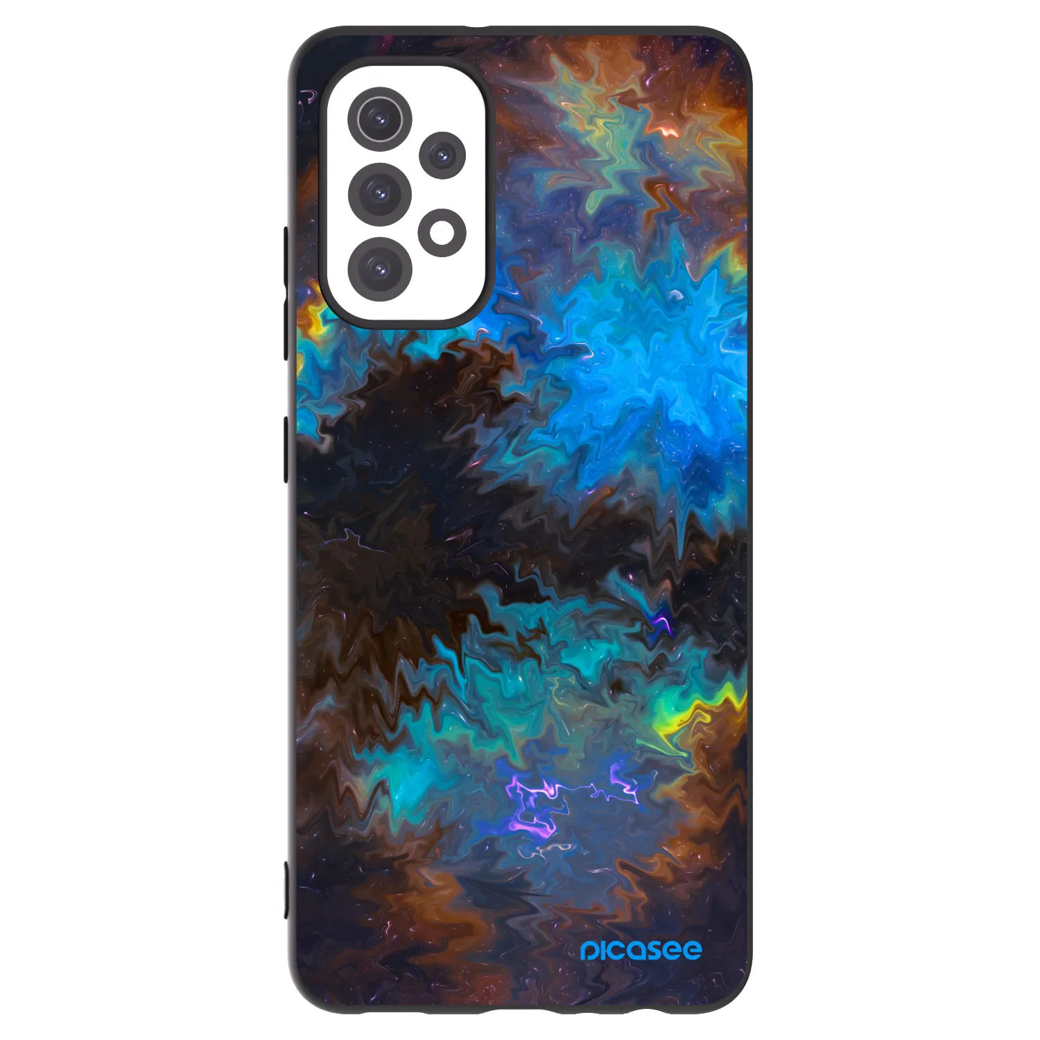 Picasee Μαύρη θήκη σιλικόνης για Samsung Galaxy A32 5G A326B - Space