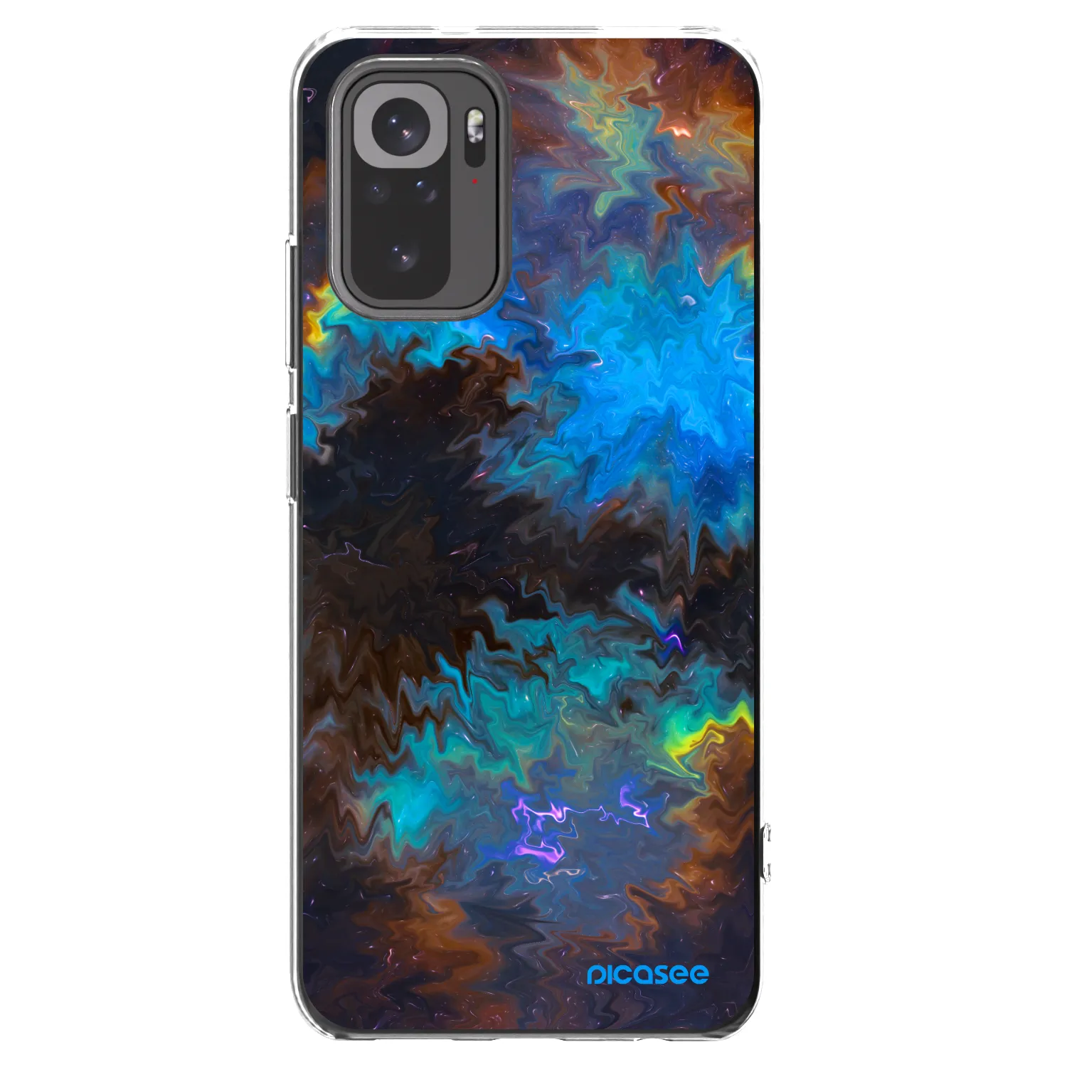 Picasee διαφανής θήκη σιλικόνης Xiaomi Redmi Note 10S - Space