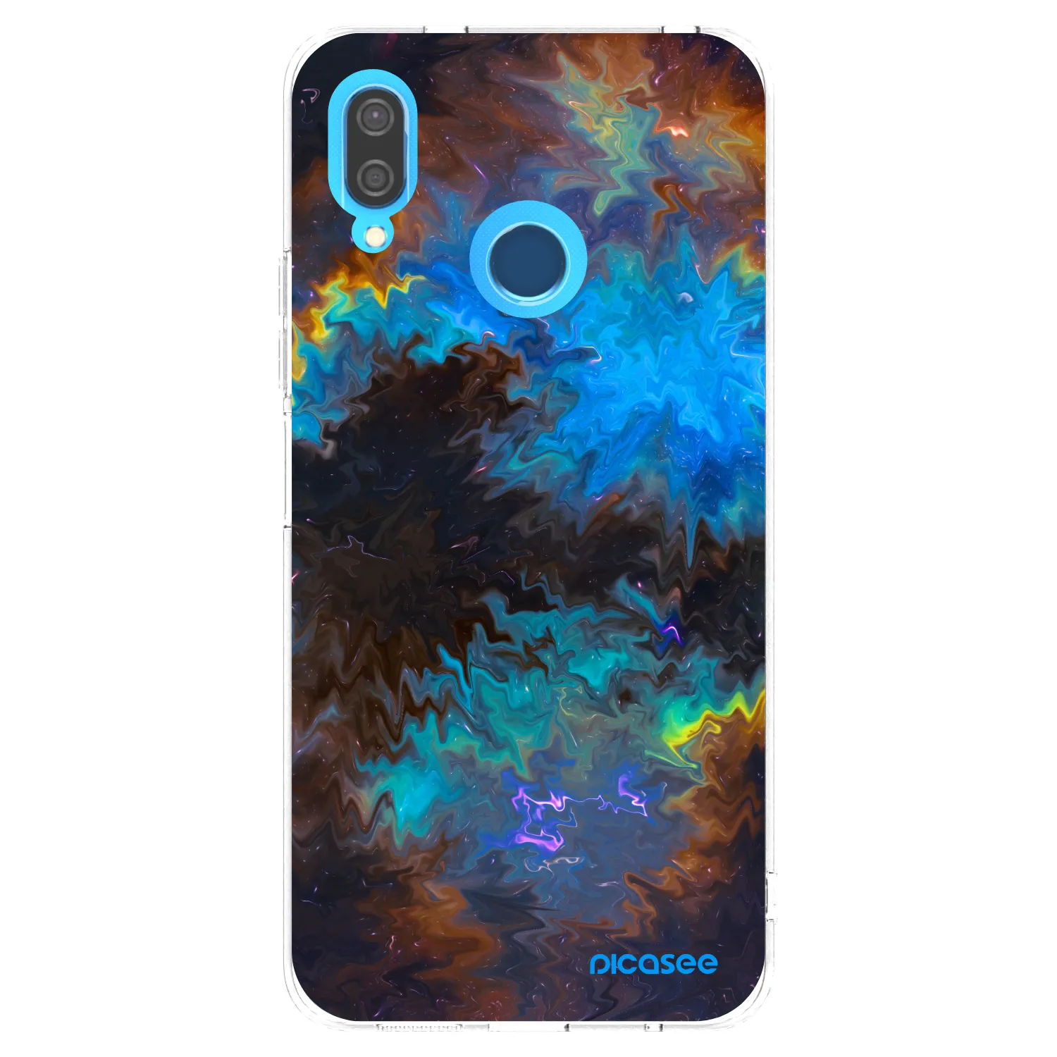 Picasee διαφανής θήκη σιλικόνης Huawei P20 Lite - Space