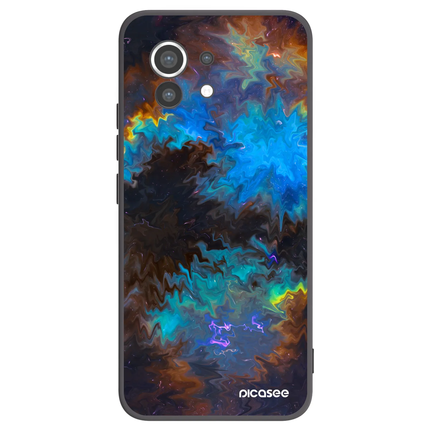 Picasee Μαύρη θήκη σιλικόνης για Xiaomi Mi 11 - Space