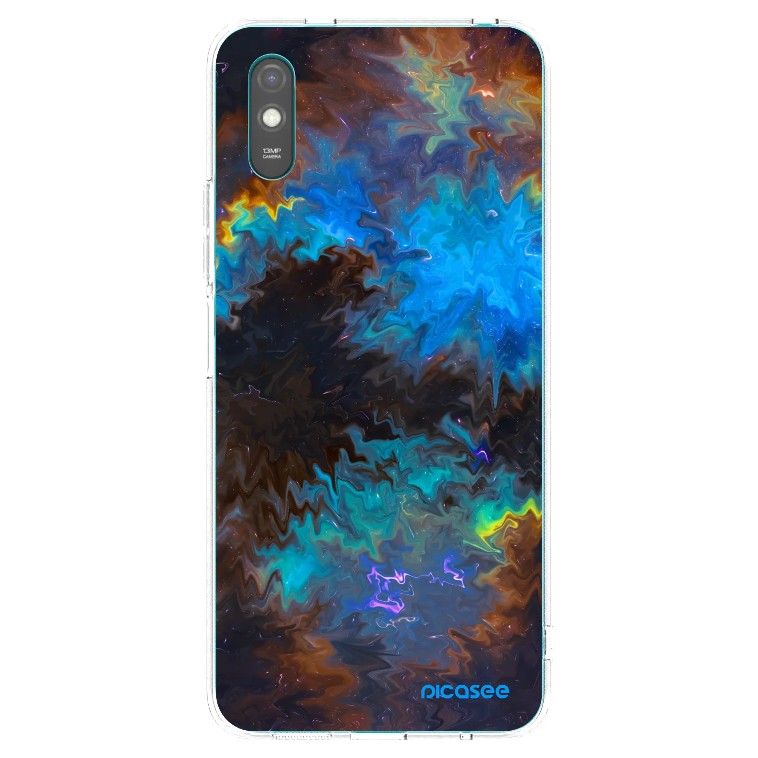Picasee διαφανής θήκη σιλικόνης Xiaomi Redmi 9AT - Space