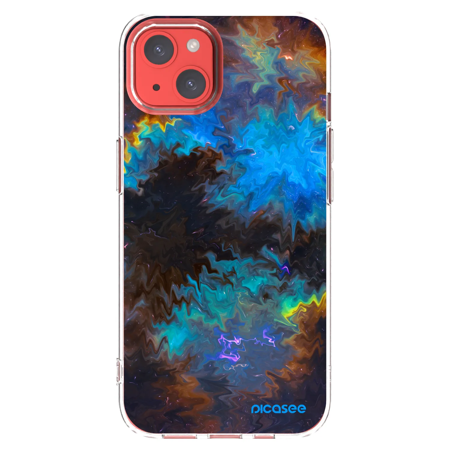 Picasee διαφανής θήκη σιλικόνης Apple iPhone 13 - Space