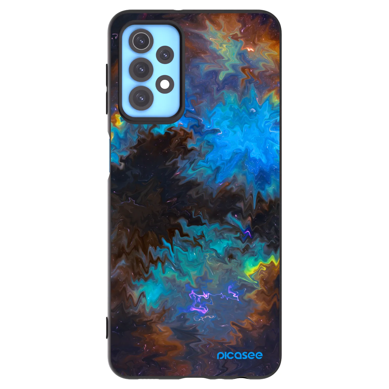 Picasee Μαύρη θήκη σιλικόνης για Samsung Galaxy A32 4G SM-A325F - Space
