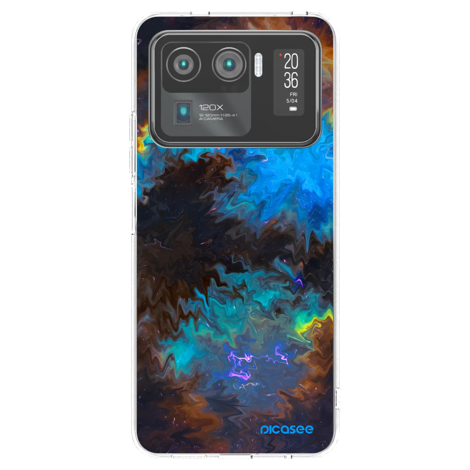 Picasee διαφανής θήκη σιλικόνης Xiaomi Mi 11 Ultra - Space