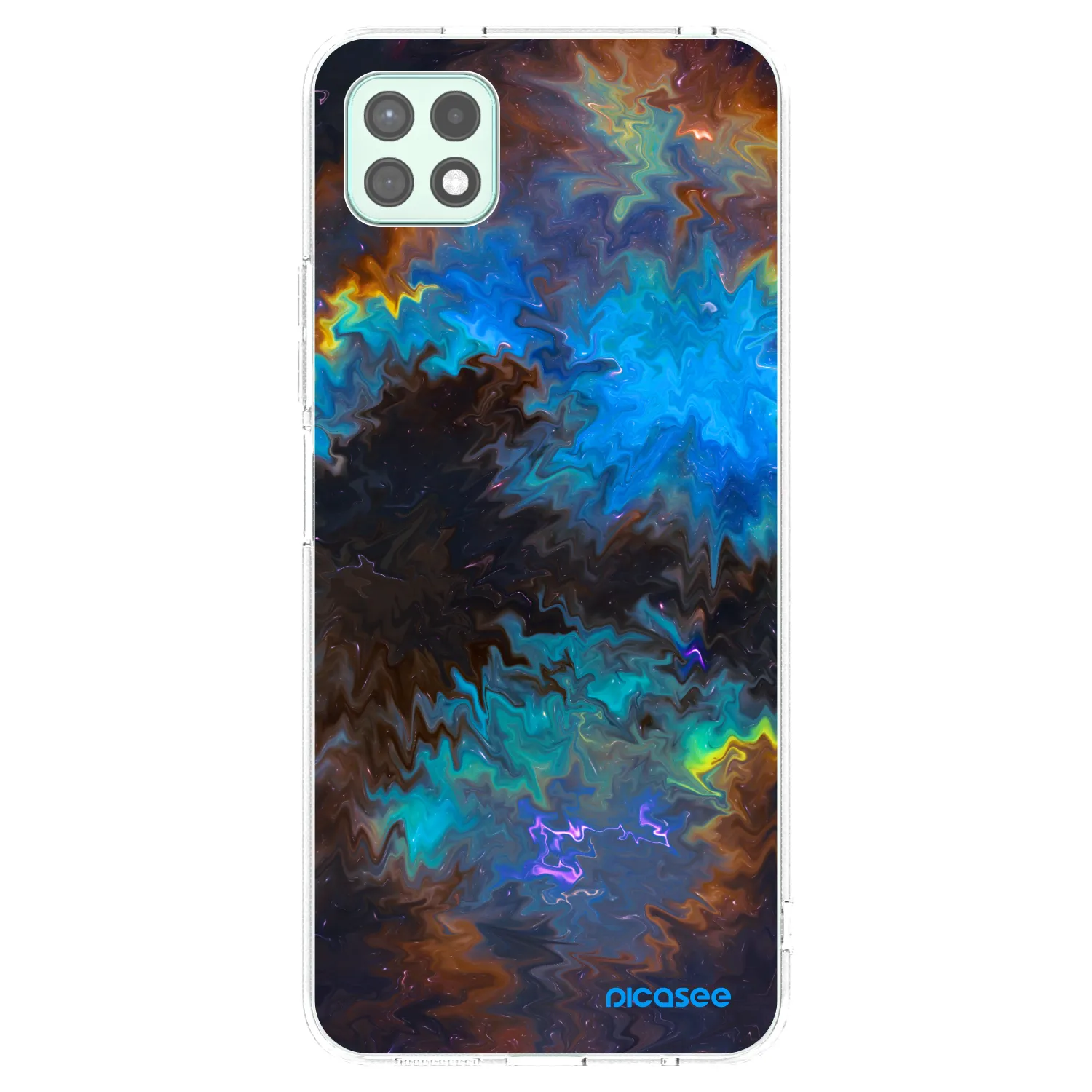 Picasee διαφανής θήκη σιλικόνης Samsung Galaxy A22 A226B 5G - Space