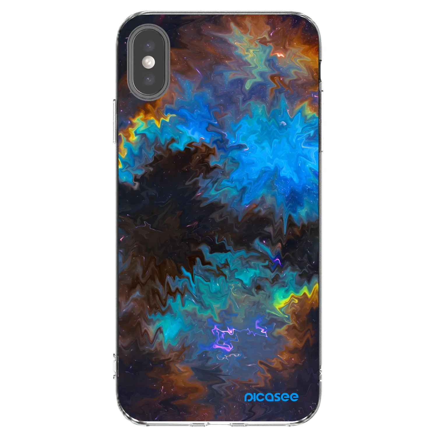 Picasee διαφανής θήκη σιλικόνης Apple iPhone XS Max - Space