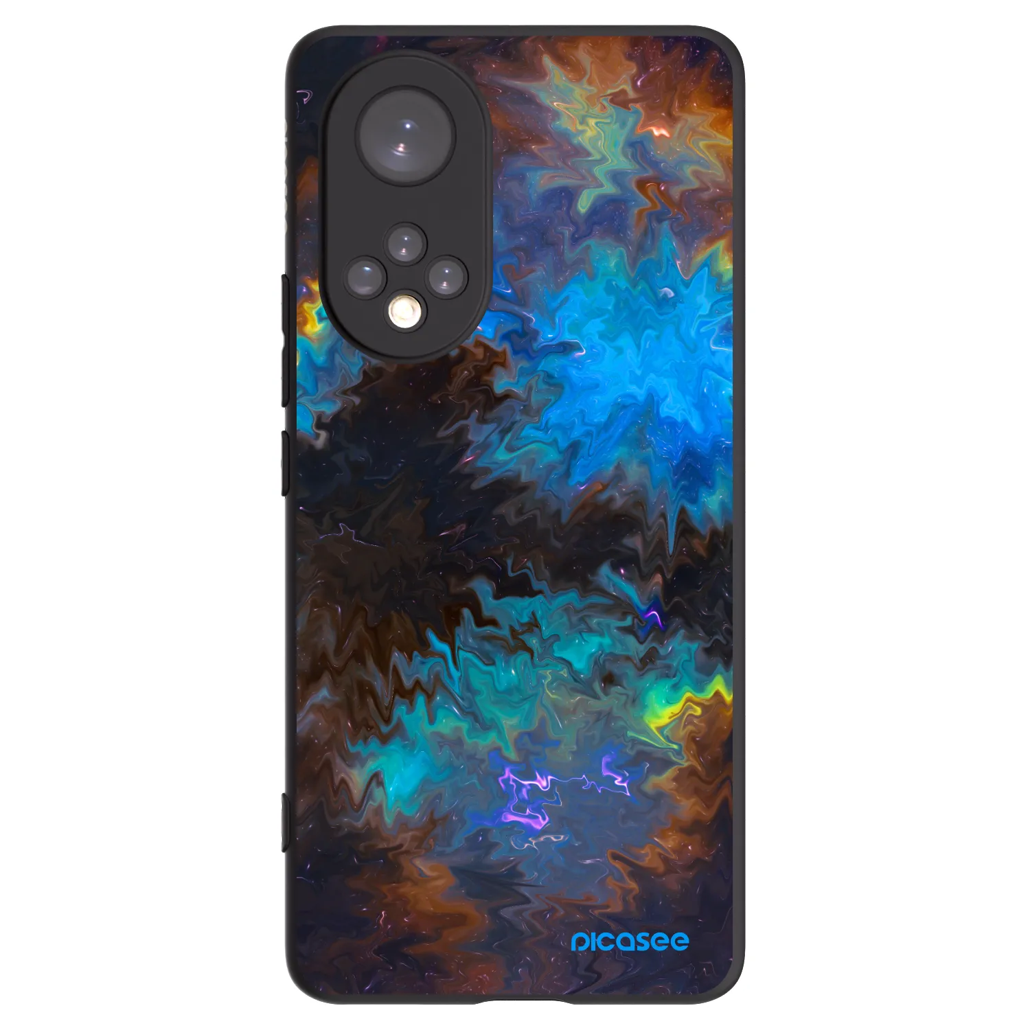 Picasee Μαύρη θήκη σιλικόνης για Huawei Nova 9 - Space