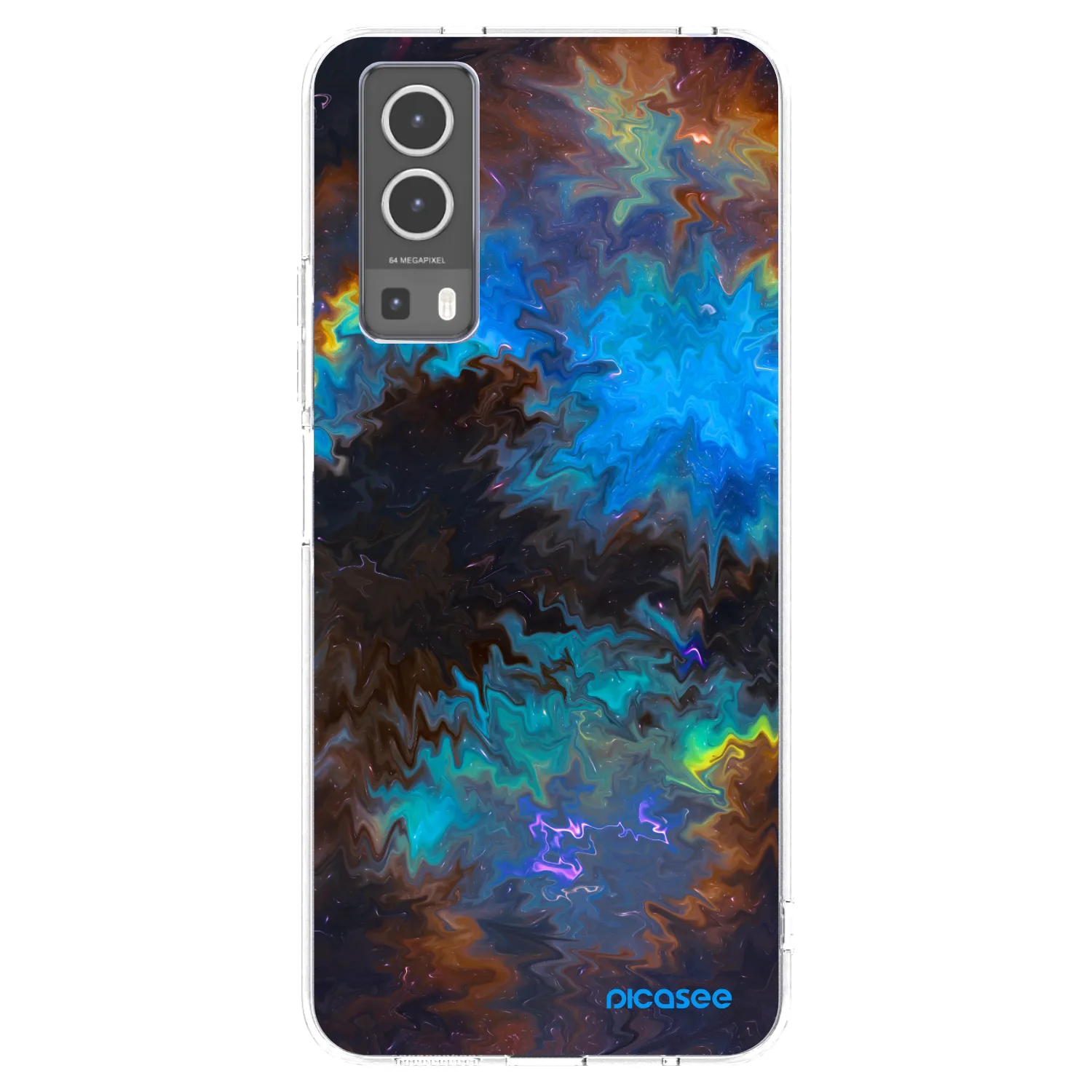 Picasee διαφανής θήκη σιλικόνης Vivo Y72 5G - Space