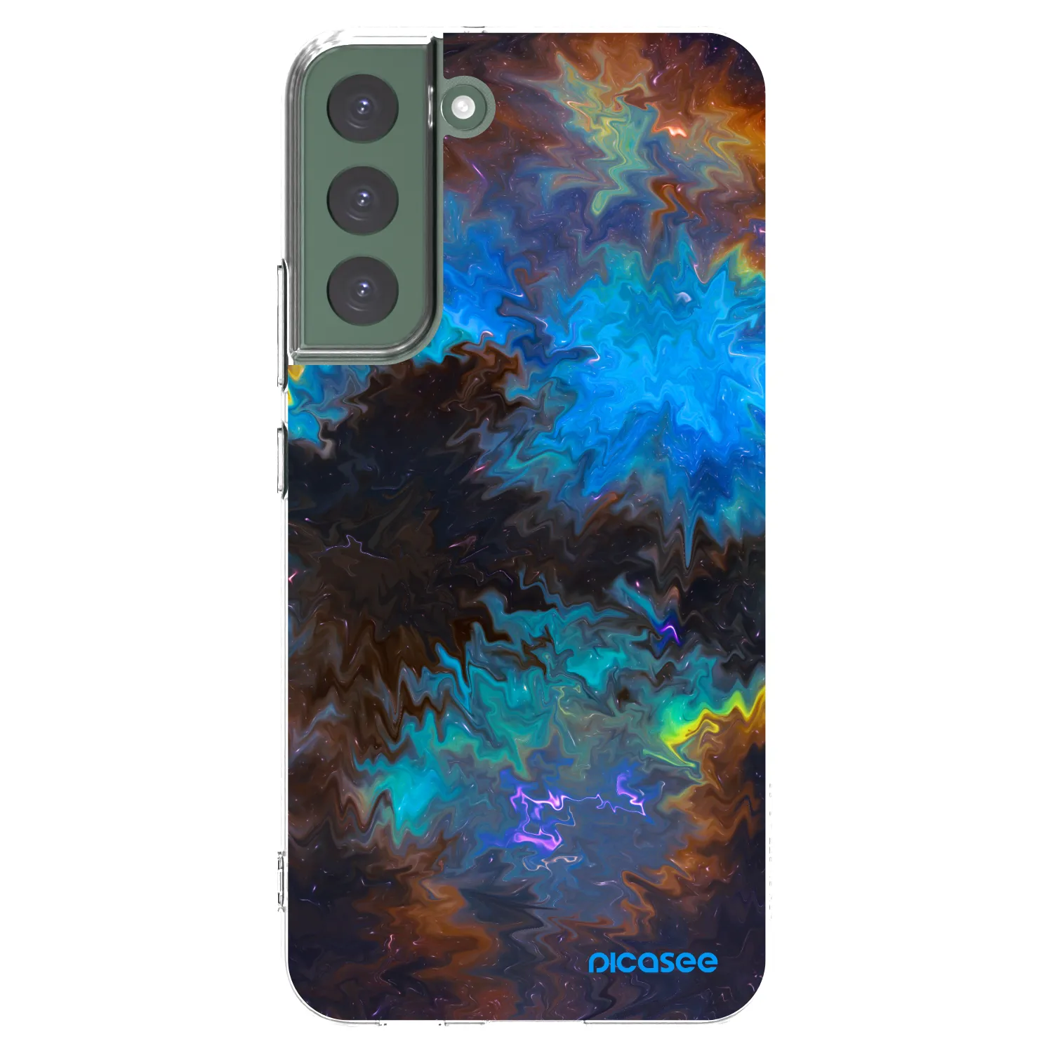 Picasee διαφανής θήκη σιλικόνης Samsung Galaxy S22+ 5G - Space