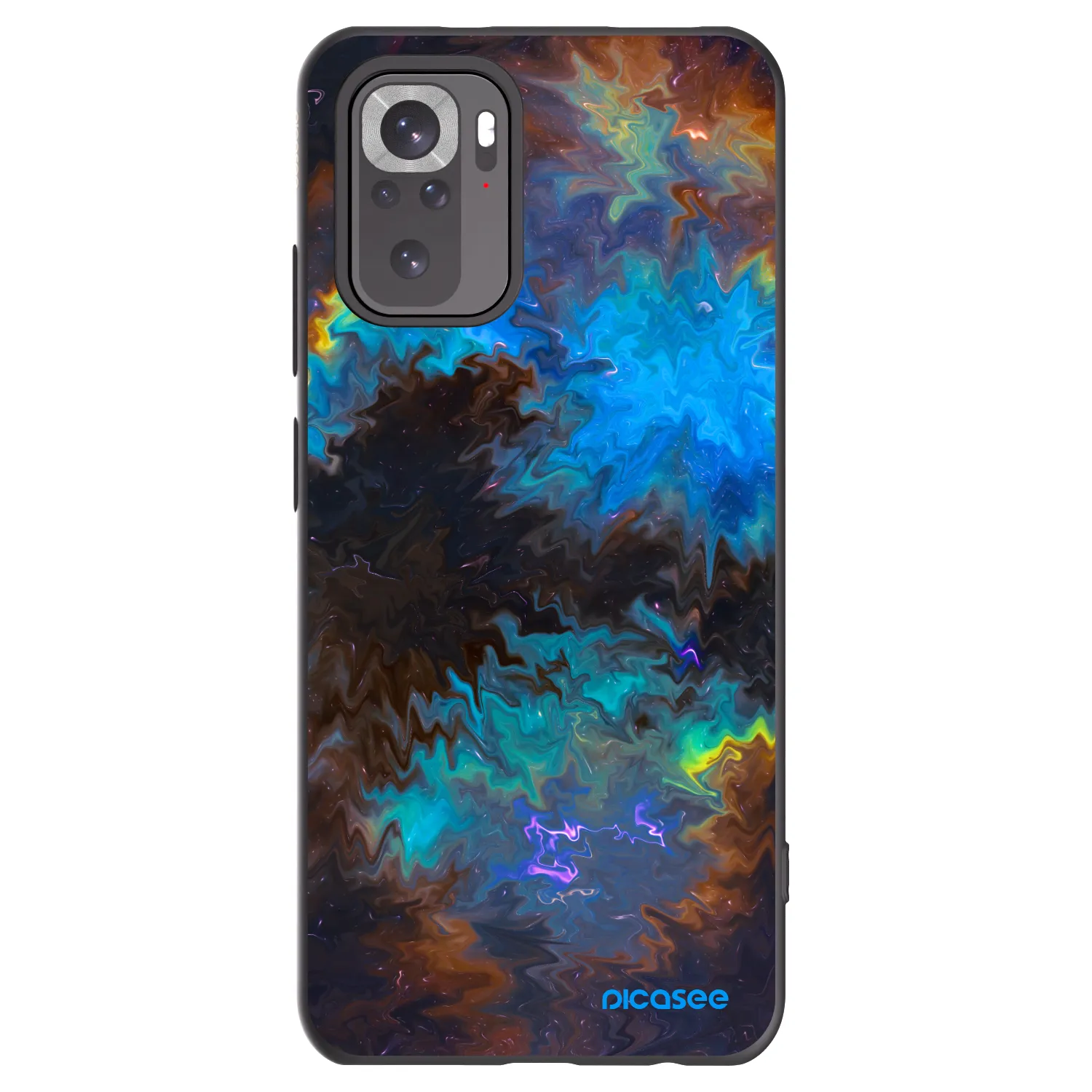 Picasee Μαύρη θήκη σιλικόνης για Xiaomi Redmi Note 11S 4G - Space