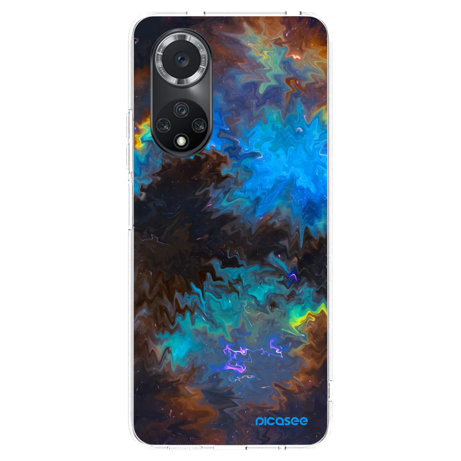 Picasee διαφανής θήκη σιλικόνης Huawei Nova 9 SE - Space
