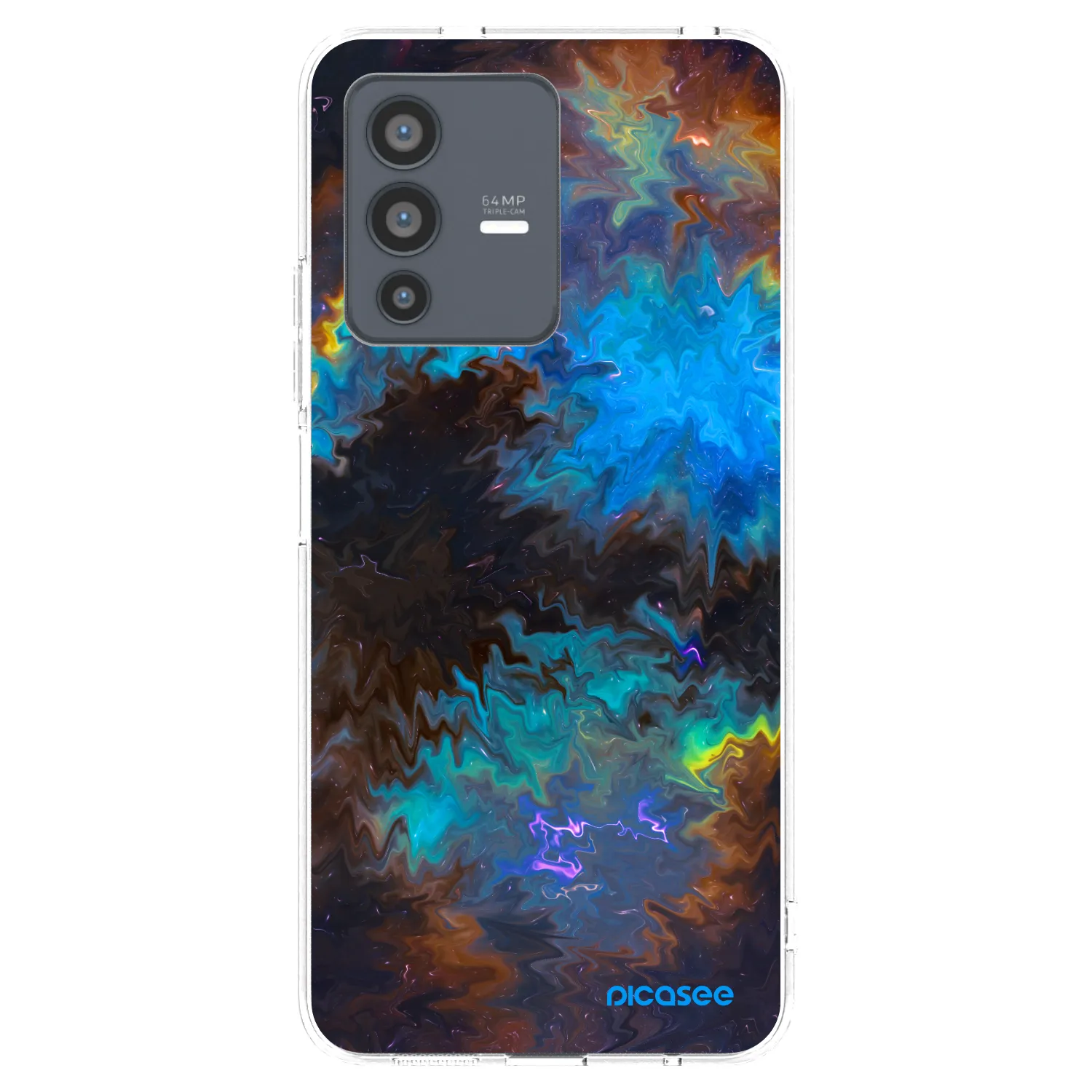 Picasee διαφανής θήκη σιλικόνης Vivo V23 5G - Space