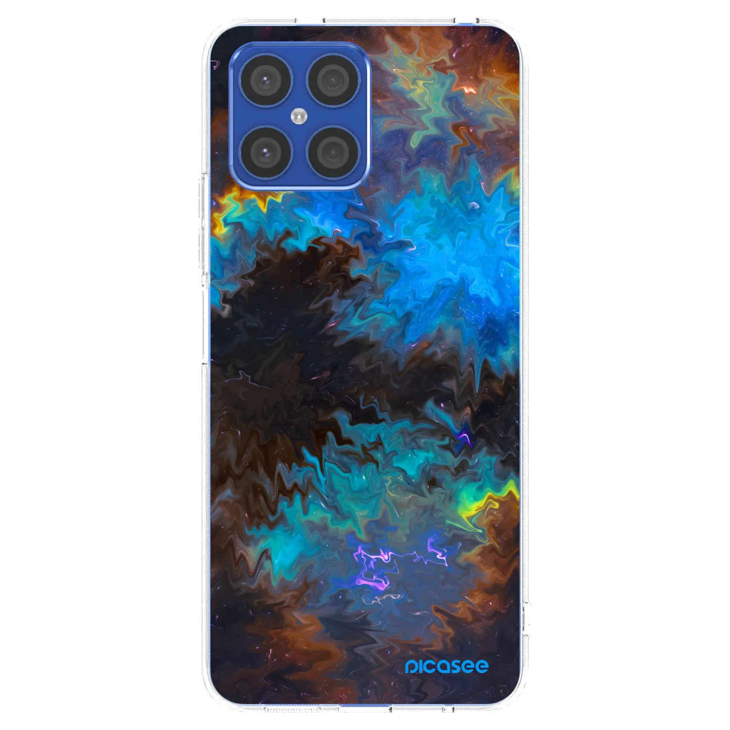 Picasee διαφανής θήκη σιλικόνης Honor X8 4G - Space