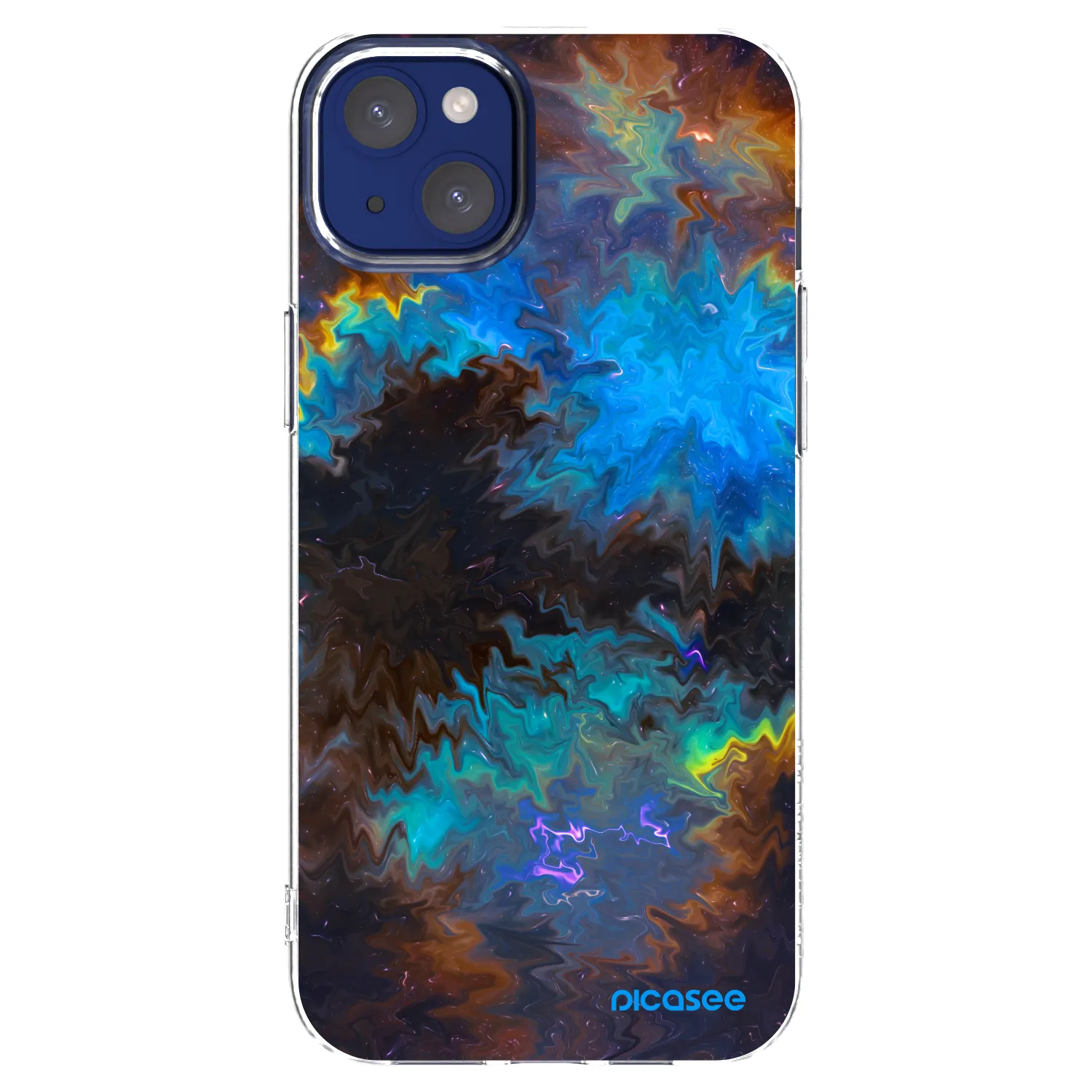 Picasee διαφανής θήκη σιλικόνης Apple iPhone 14 Plus - Space