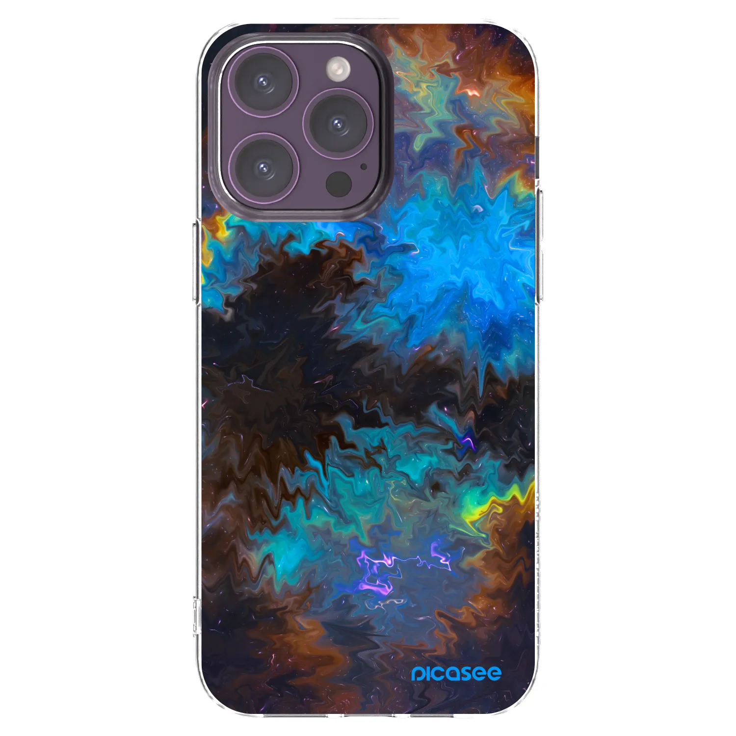 Picasee διαφανής θήκη σιλικόνης Apple iPhone 14 Pro Max - Space