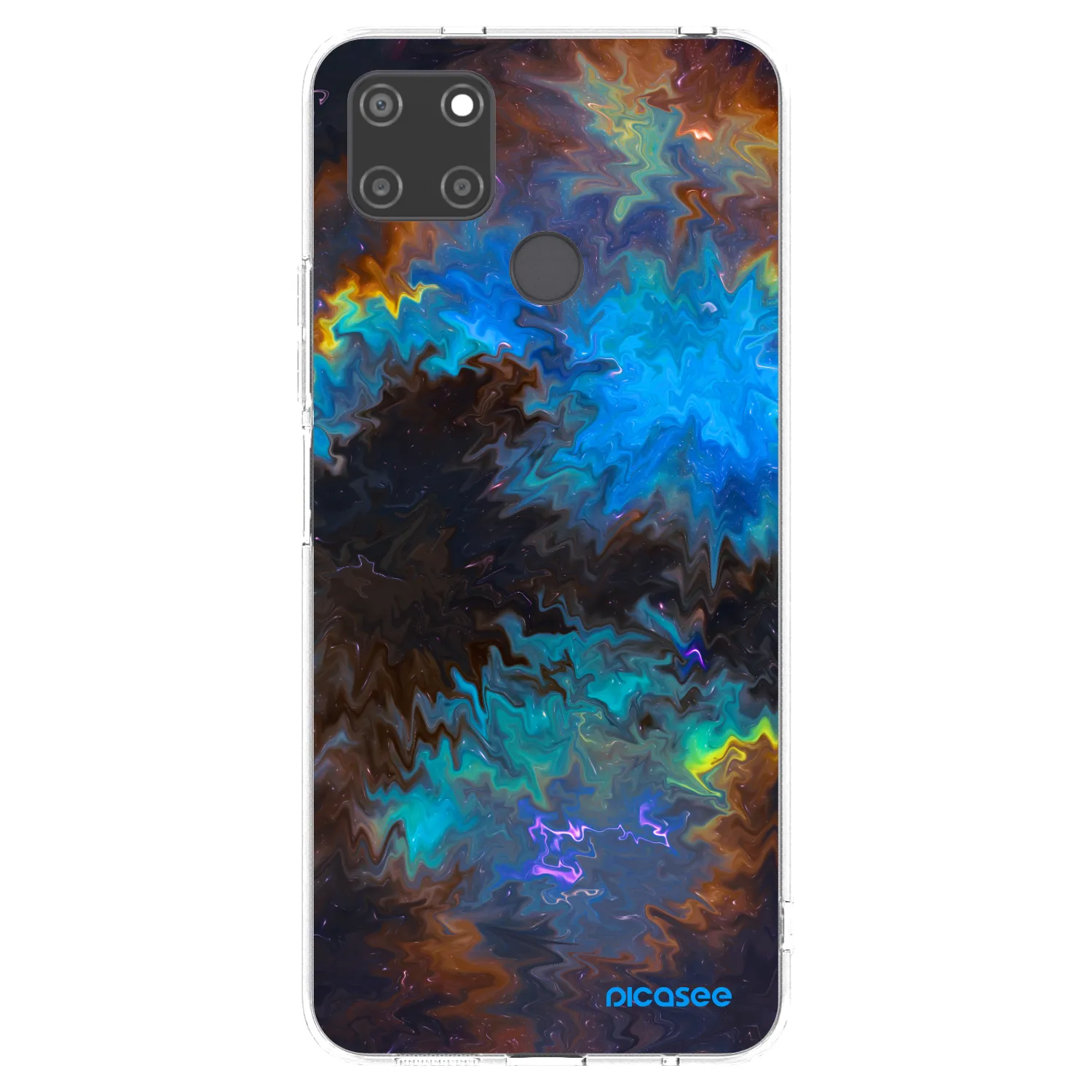 Picasee διαφανής θήκη σιλικόνης Realme C21Y - Space