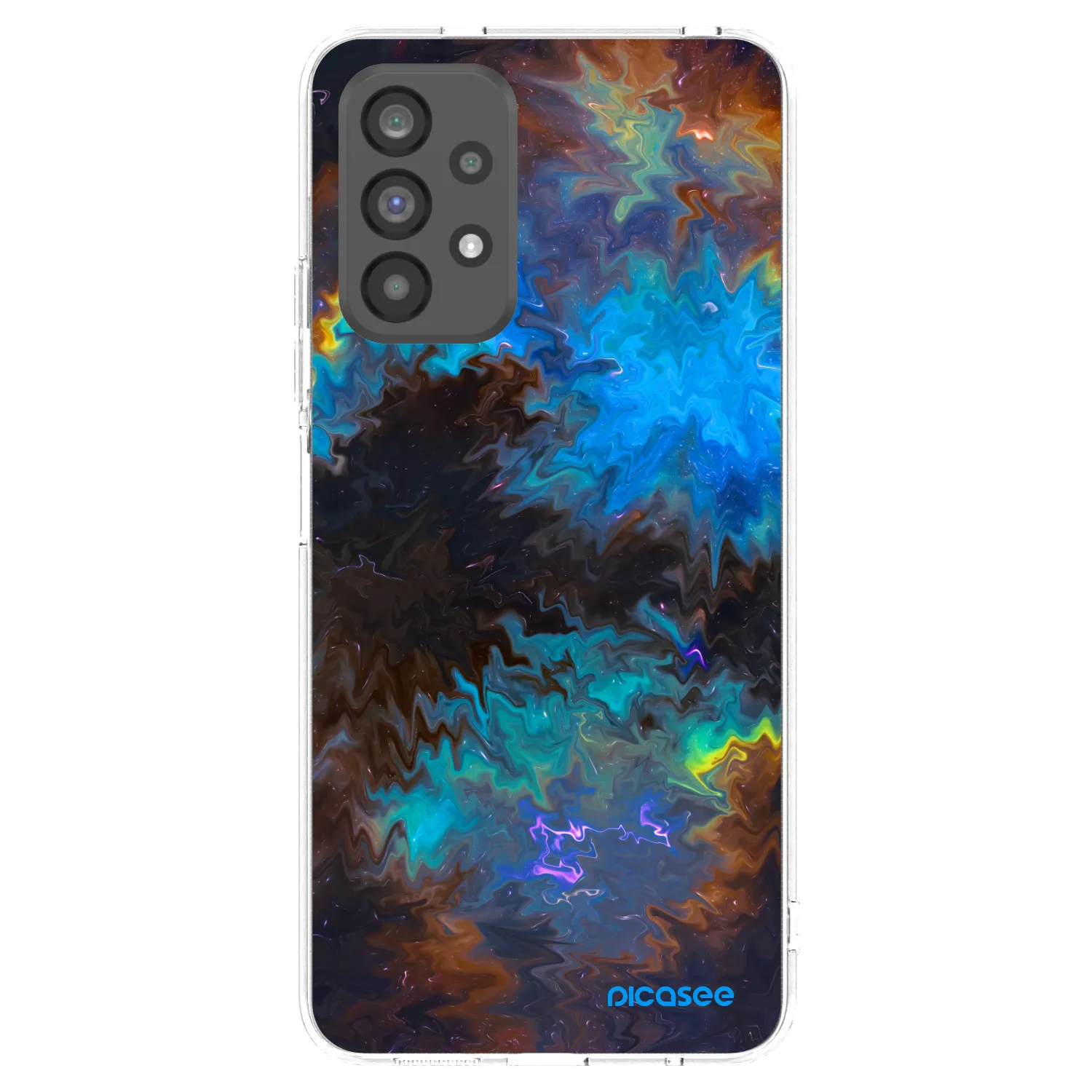 Picasee διαφανής θήκη σιλικόνης Samsung Galaxy A73 5G - Space