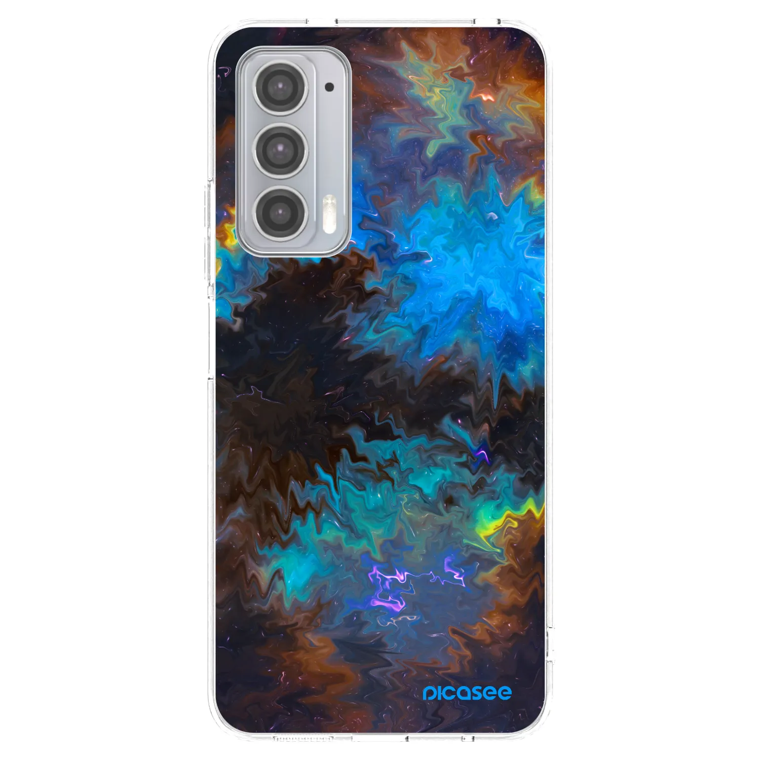 Picasee διαφανής θήκη σιλικόνης Motorola Edge 20 - Space