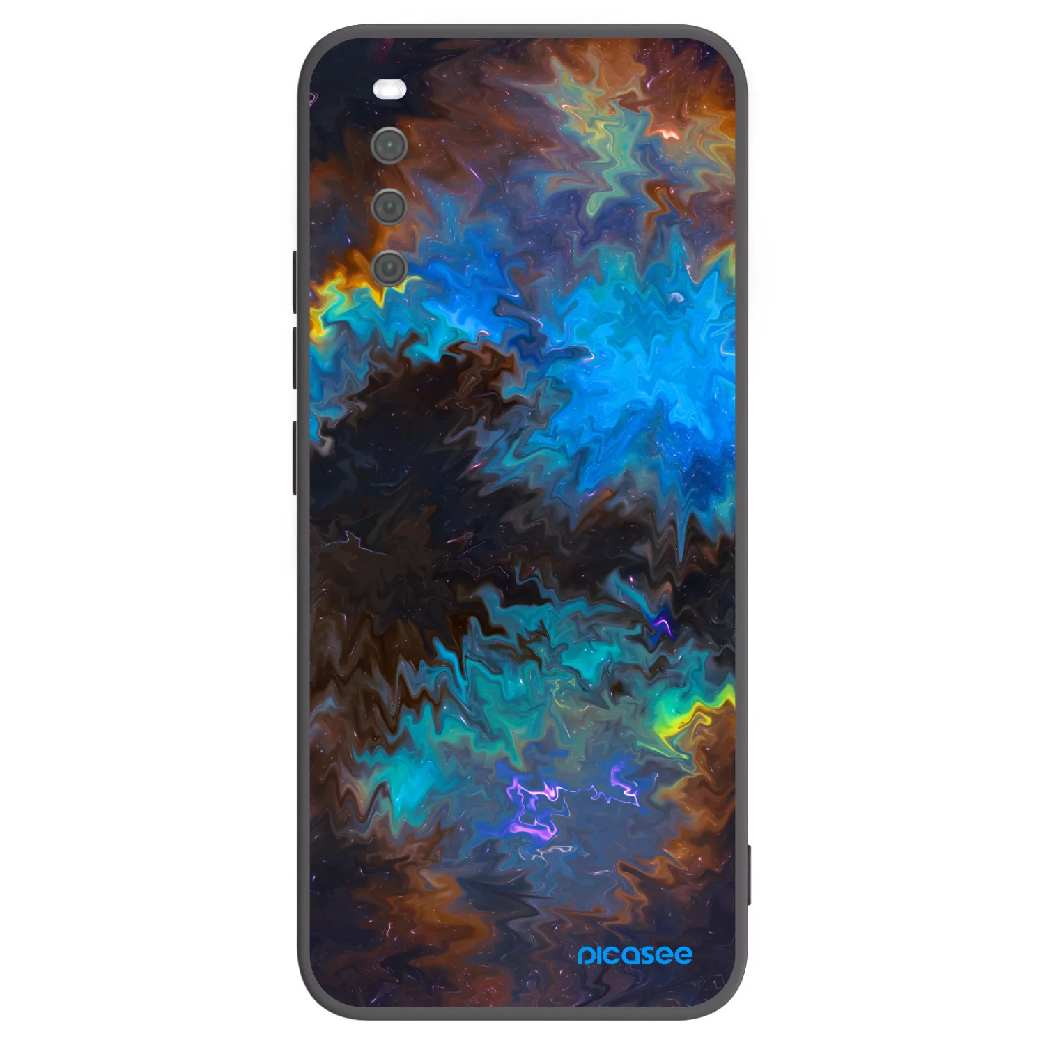 Picasee Μαύρη θήκη σιλικόνης για Sony Xperia 10 III - Space
