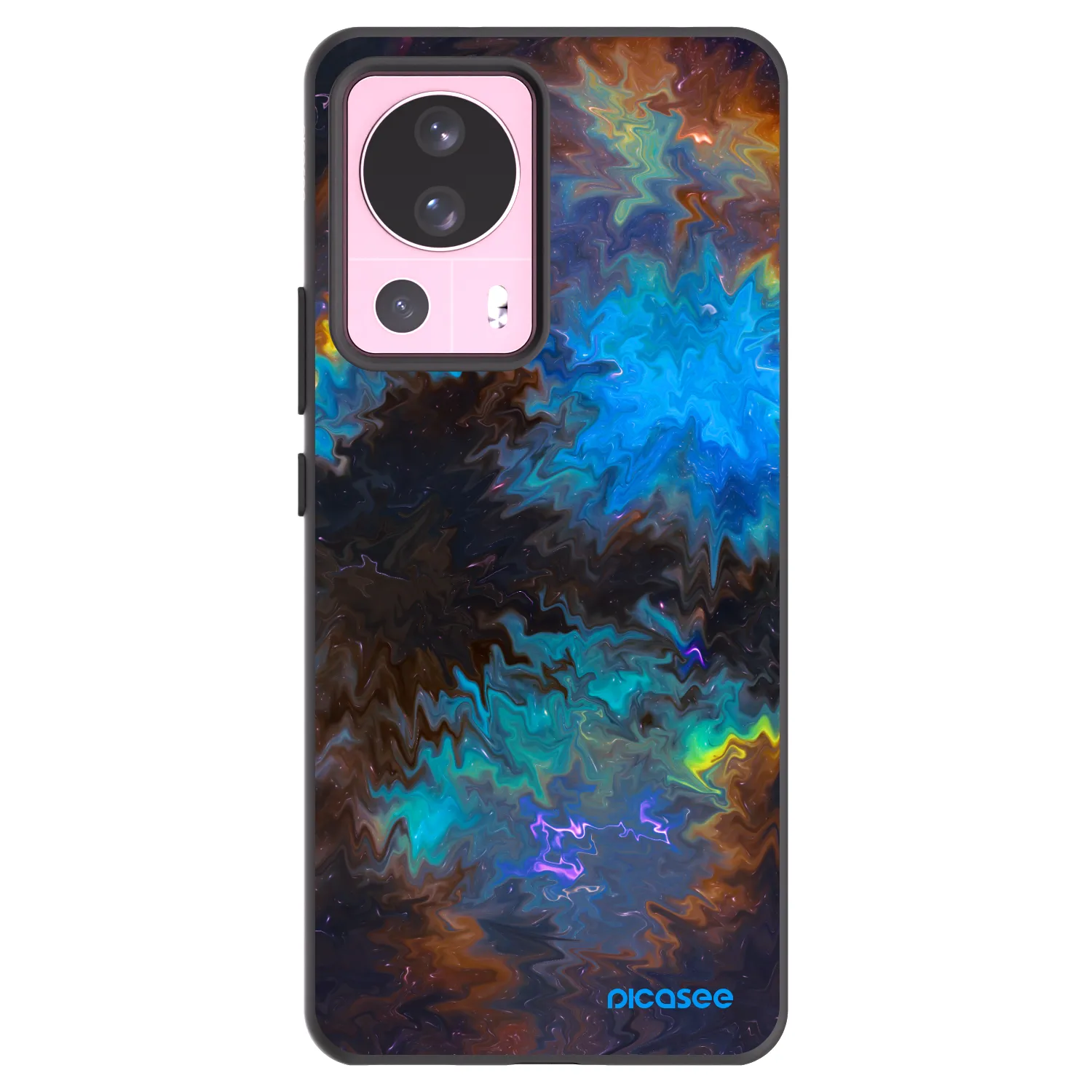 Picasee Μαύρη θήκη σιλικόνης για Xiaomi 13 Lite - Space