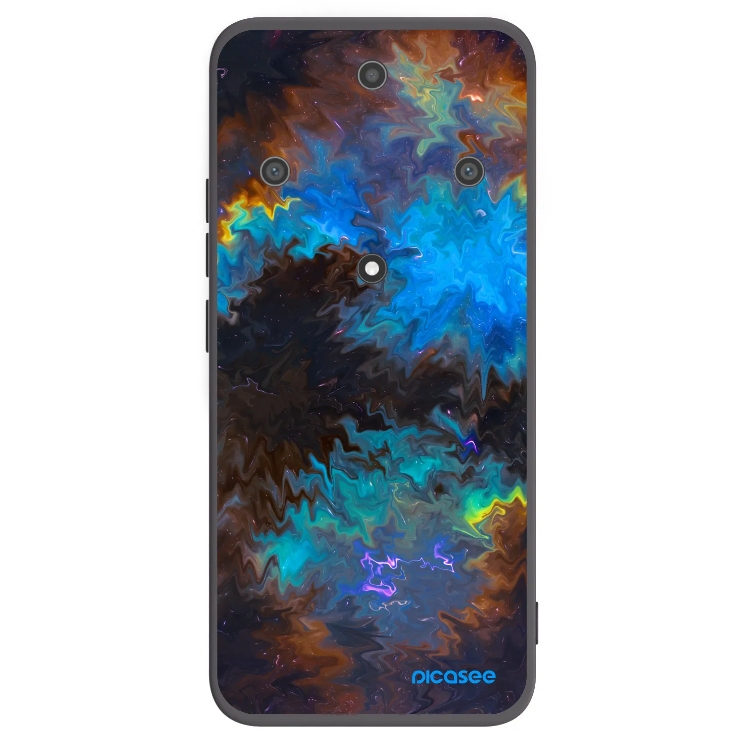 Picasee Μαύρη θήκη σιλικόνης για Honor Magic5 Lite 5G - Space