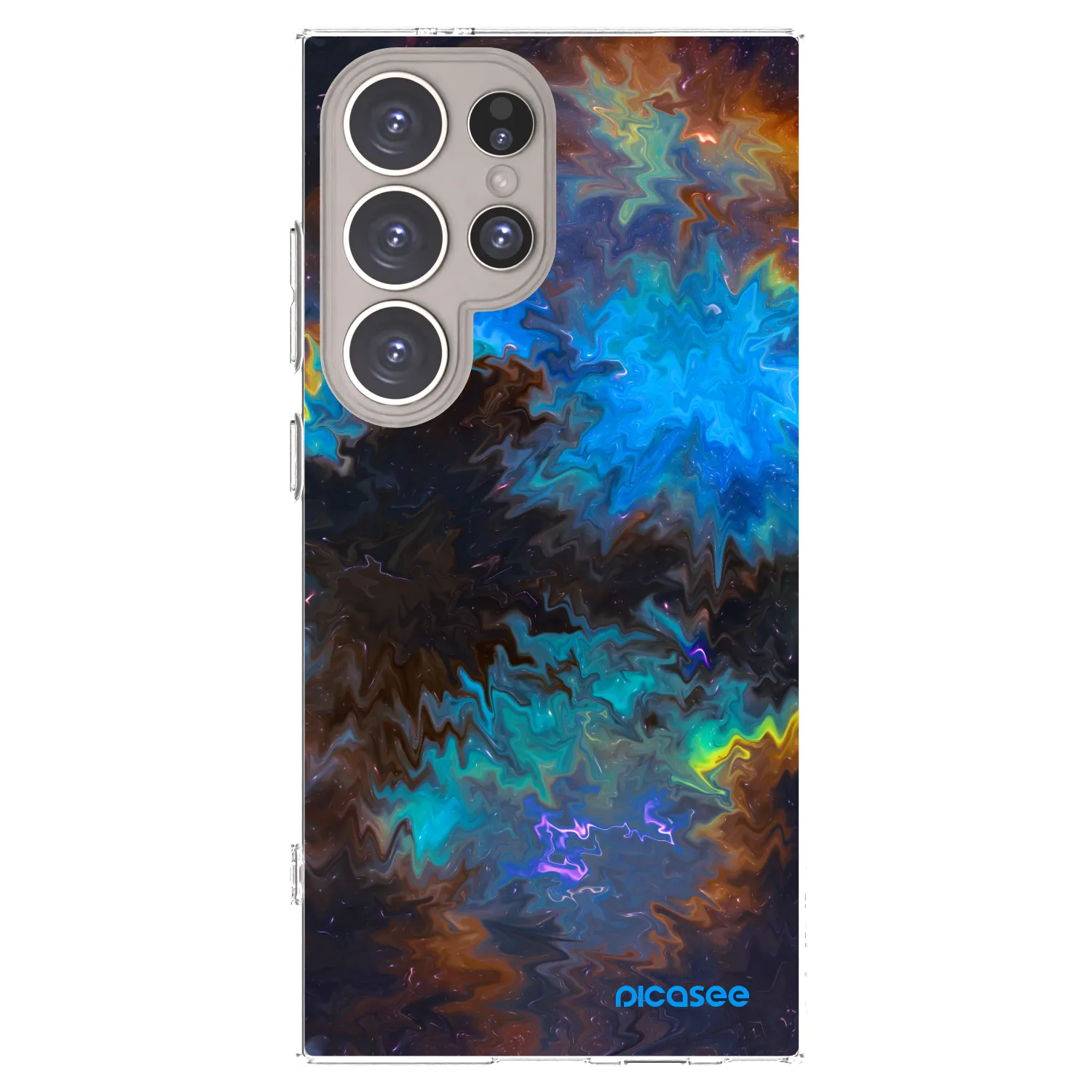 Picasee διαφανής θήκη σιλικόνης Samsung Galaxy S24 Ultra S928B 5G - Space