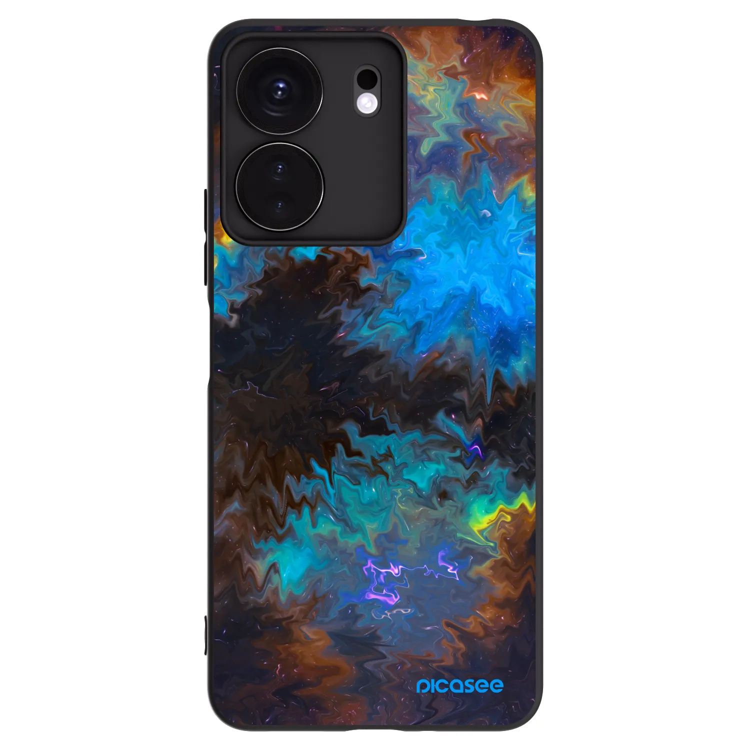 Picasee Μαύρη θήκη σιλικόνης για Xiaomi Redmi 13C 4G - Space