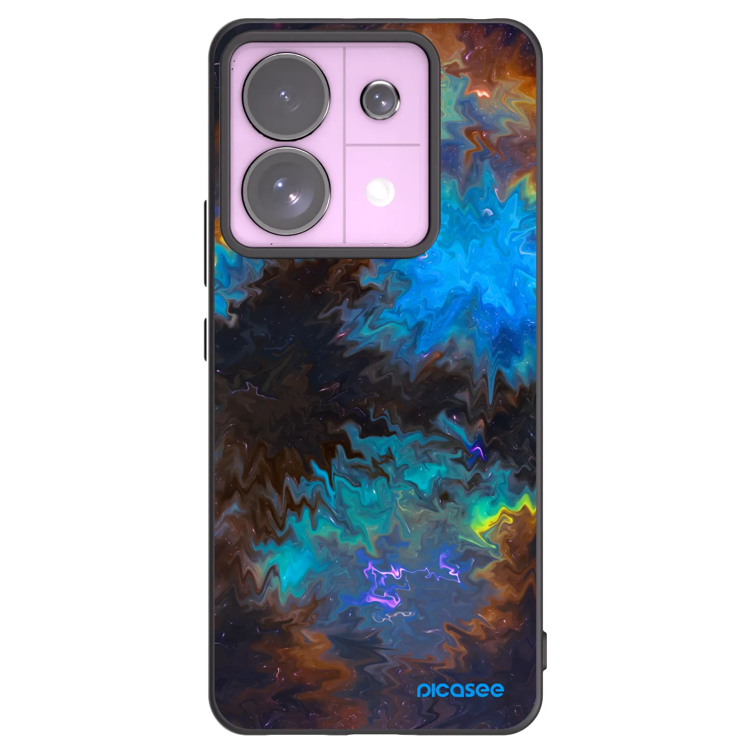 Picasee Μαύρη θήκη σιλικόνης για Xiaomi Redmi Note 13 Pro 5G - Space