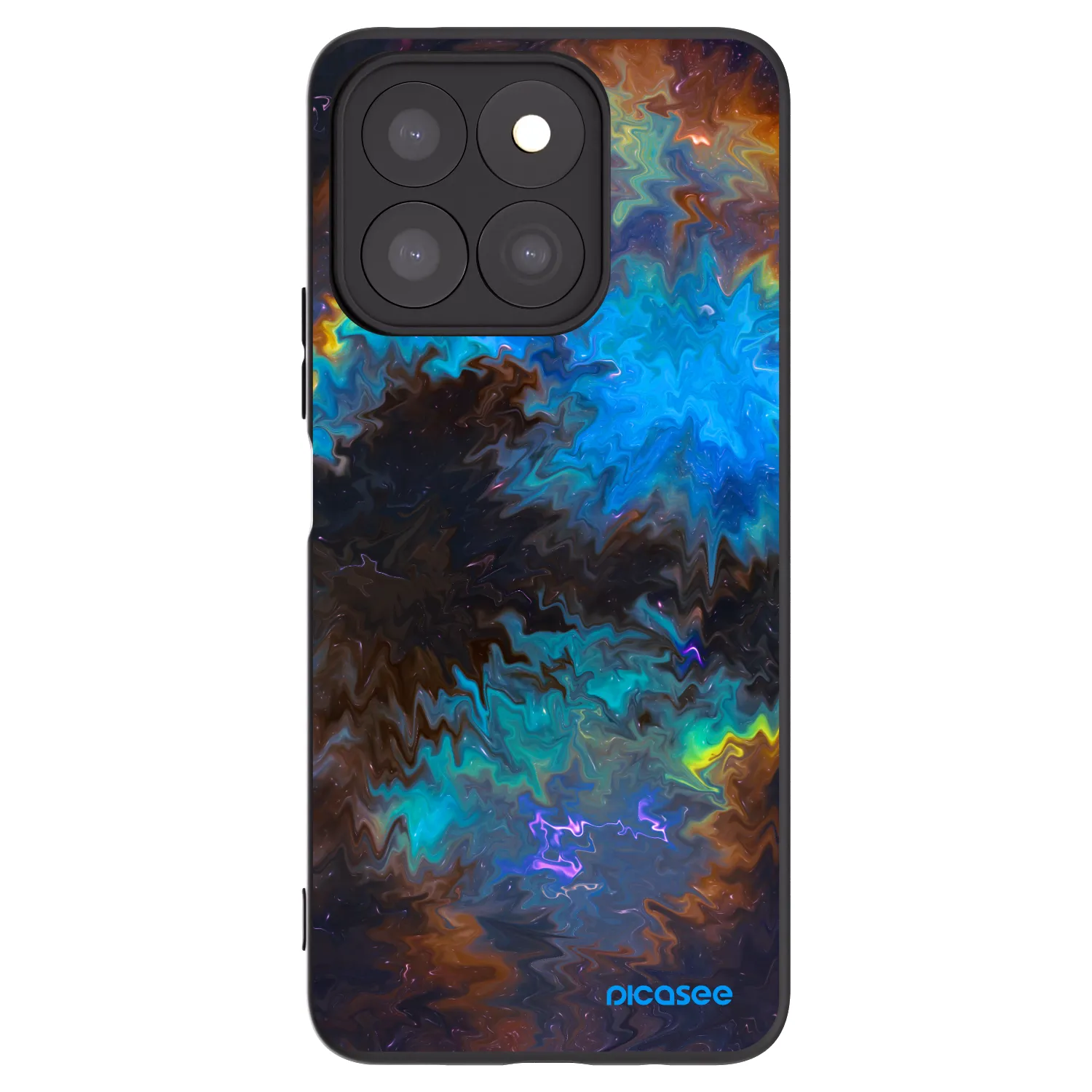 Picasee Μαύρη θήκη σιλικόνης για Honor X8b - Space