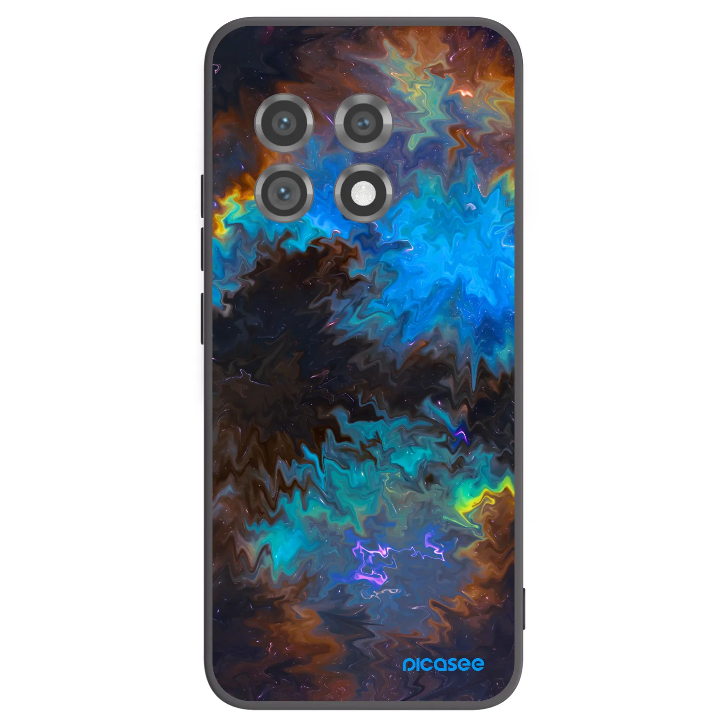 Picasee Μαύρη θήκη σιλικόνης για OnePlus 11 5G - Space