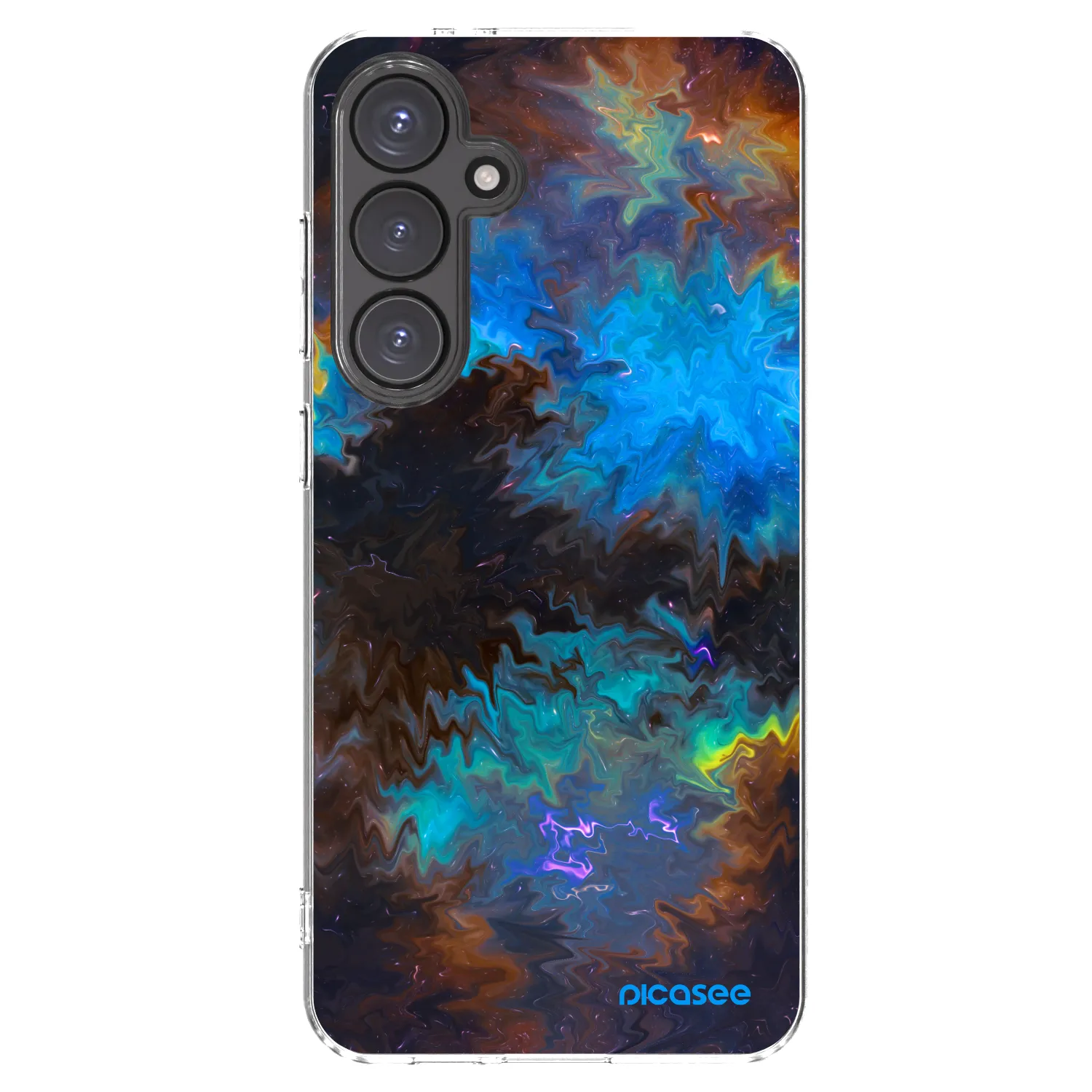 Picasee διαφανής θήκη σιλικόνης Samsung Galaxy S24 FE S721B - Space