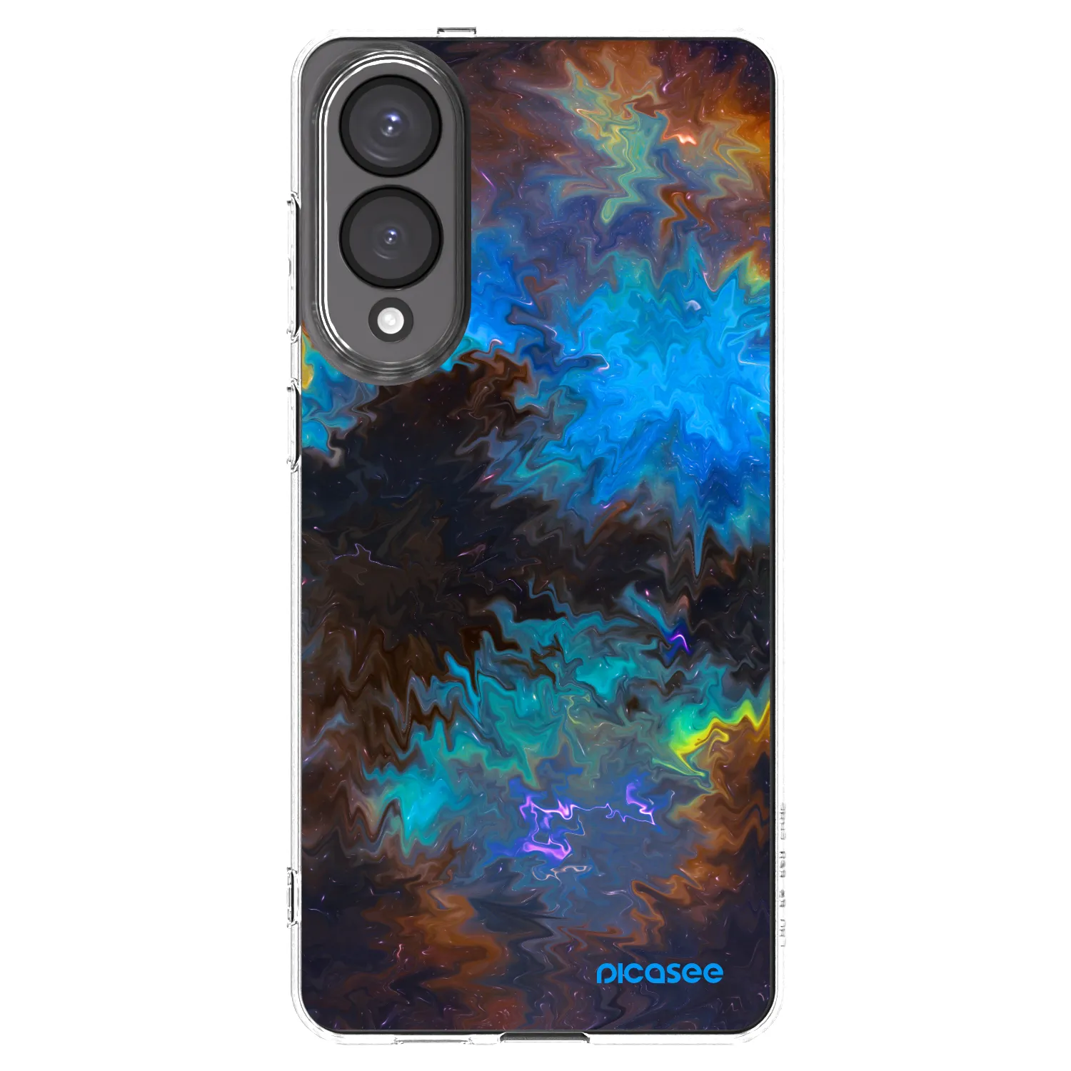 Picasee διαφανής θήκη σιλικόνης Samsung Galaxy S25 Edge 5G - Space