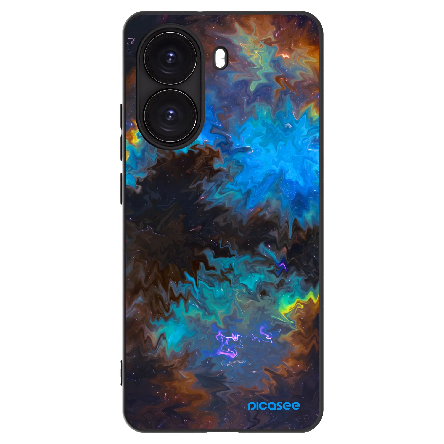 Picasee Μαύρη θήκη σιλικόνης για Xiaomi Poco X7 Pro 5G - Space