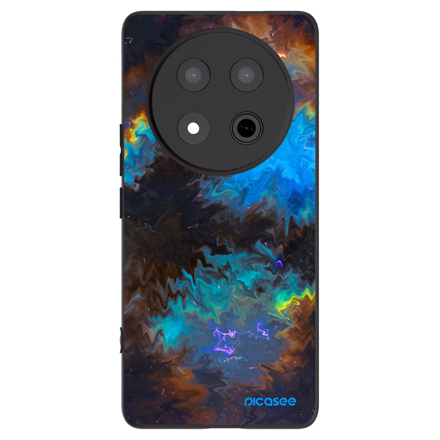 Picasee Μαύρη θήκη σιλικόνης για Honor Magic7 Lite 5G - Space