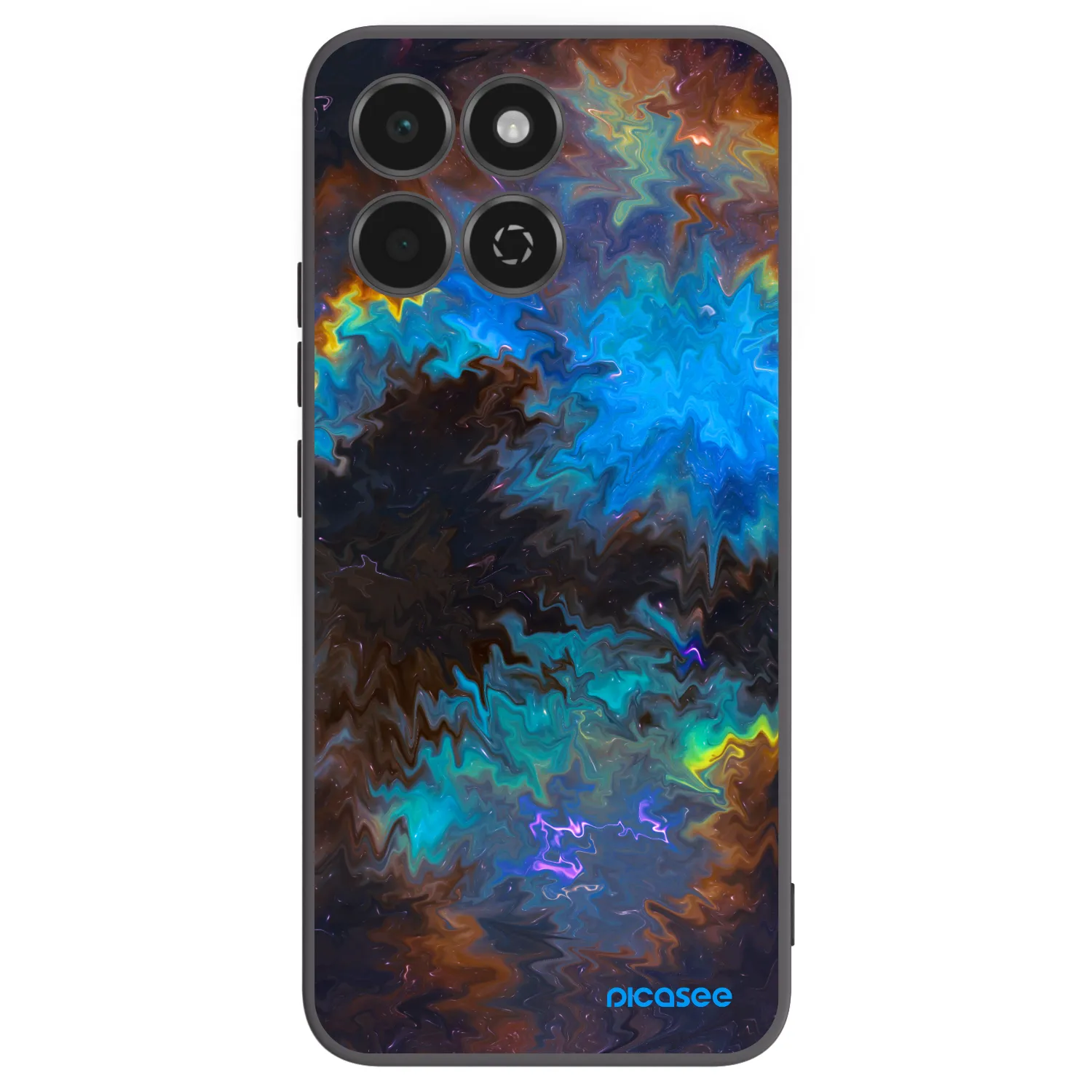 Picasee Μαύρη θήκη σιλικόνης για Honor 200 Smart 5G - Space