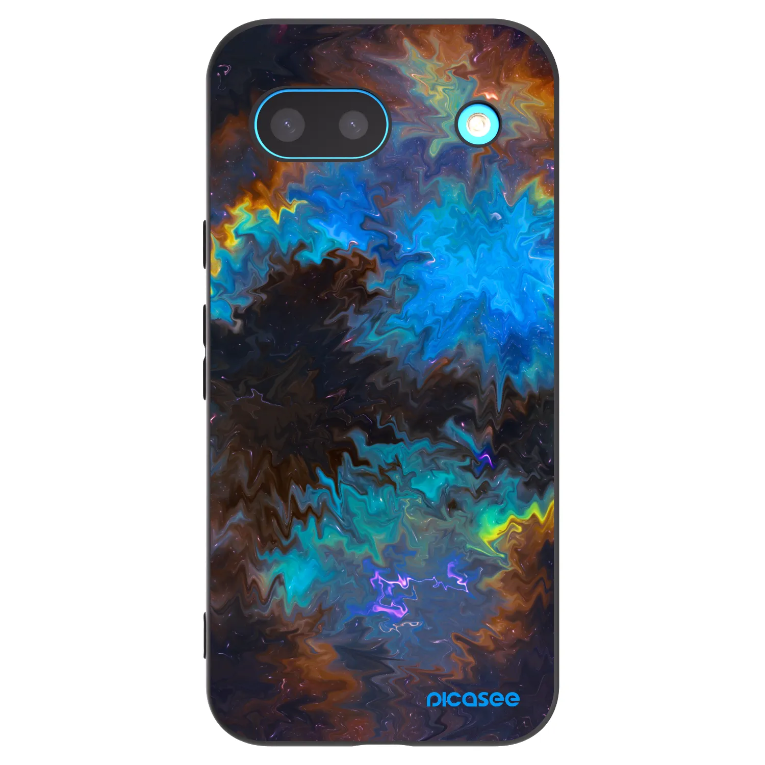 Picasee Μαύρη θήκη σιλικόνης για Google Pixel 8 - Space