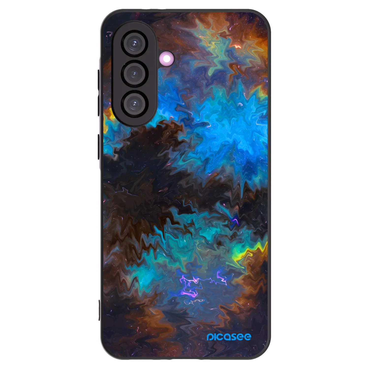 Picasee Μαύρη θήκη σιλικόνης για Samsung Galaxy A36 5G - Space