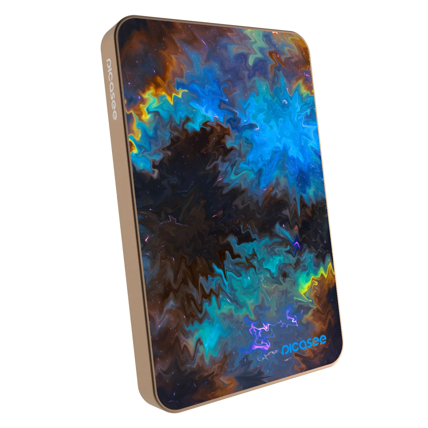 Picasee Powerbank με MagSafe 5 000 mAh Χρυσαφένιος - Space