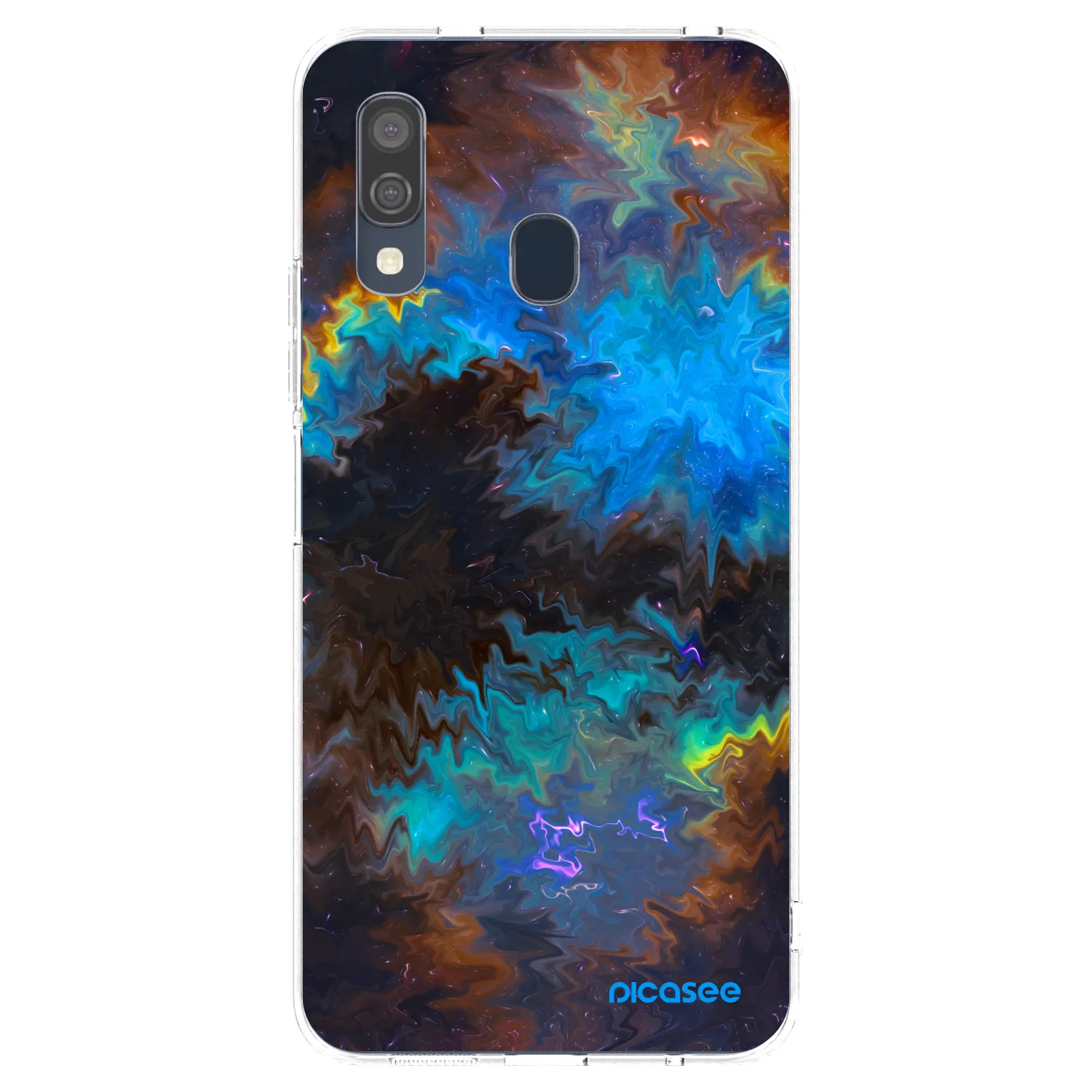 Picasee διαφανής θήκη σιλικόνης Samsung Galaxy A40 A405F - Space