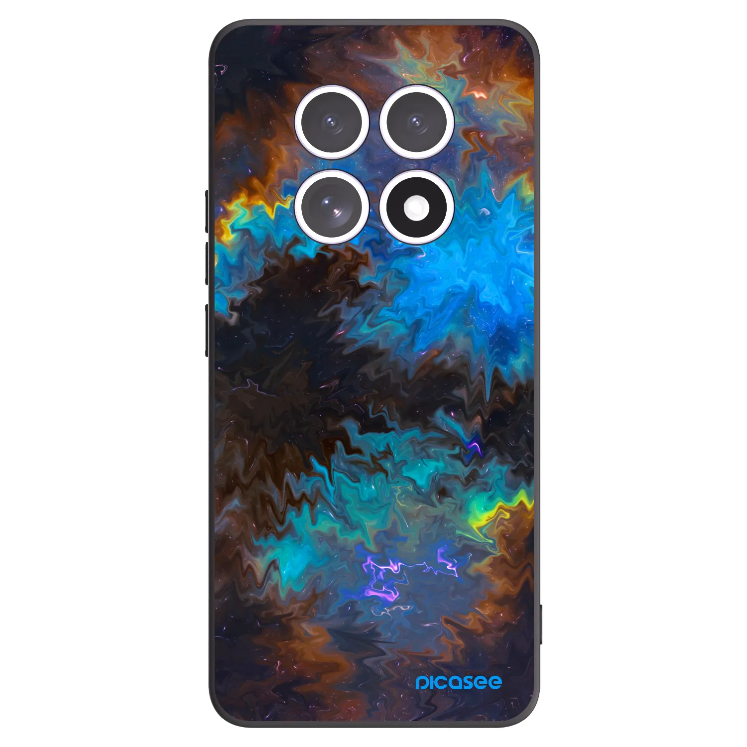 Picasee Μαύρη θήκη σιλικόνης για Xiaomi Redmi Note 15 - Space