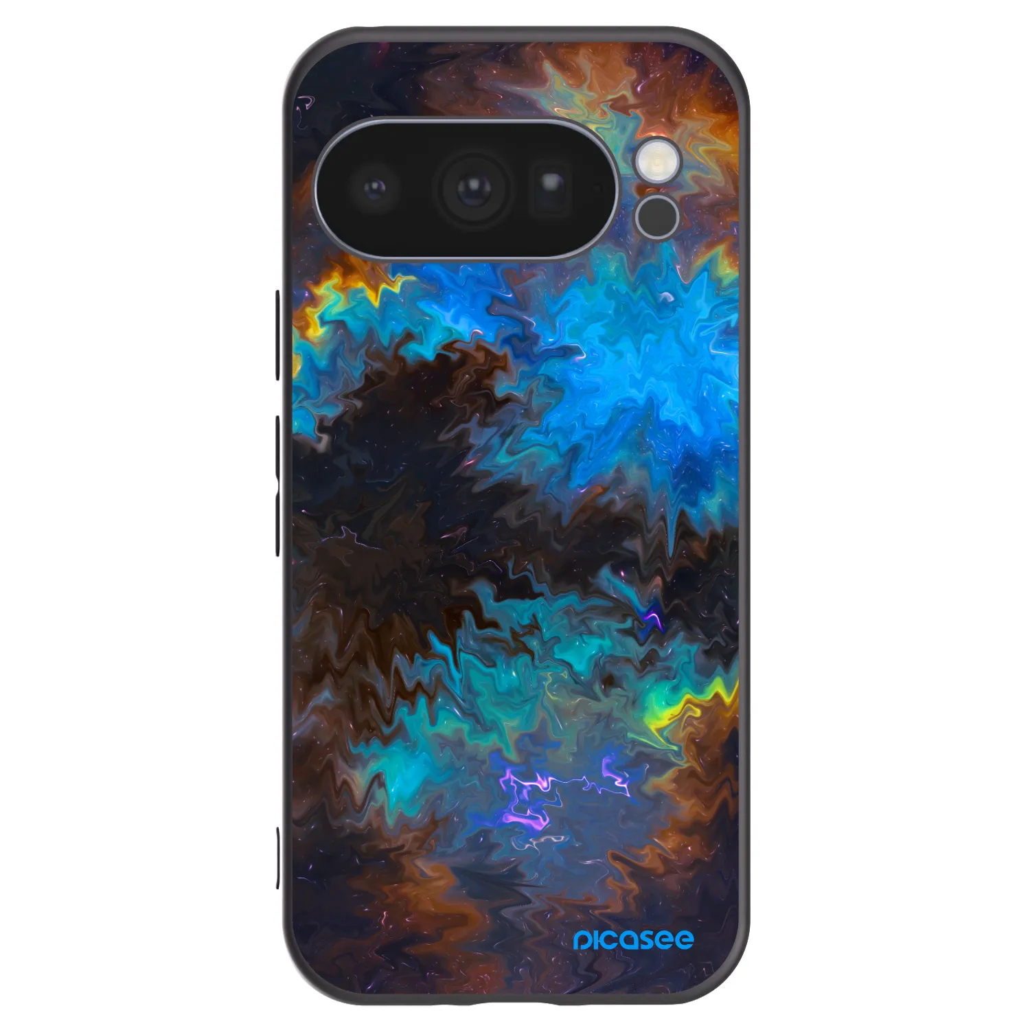 Picasee Μαύρη θήκη σιλικόνης για Google Pixel 10 Pro - Space