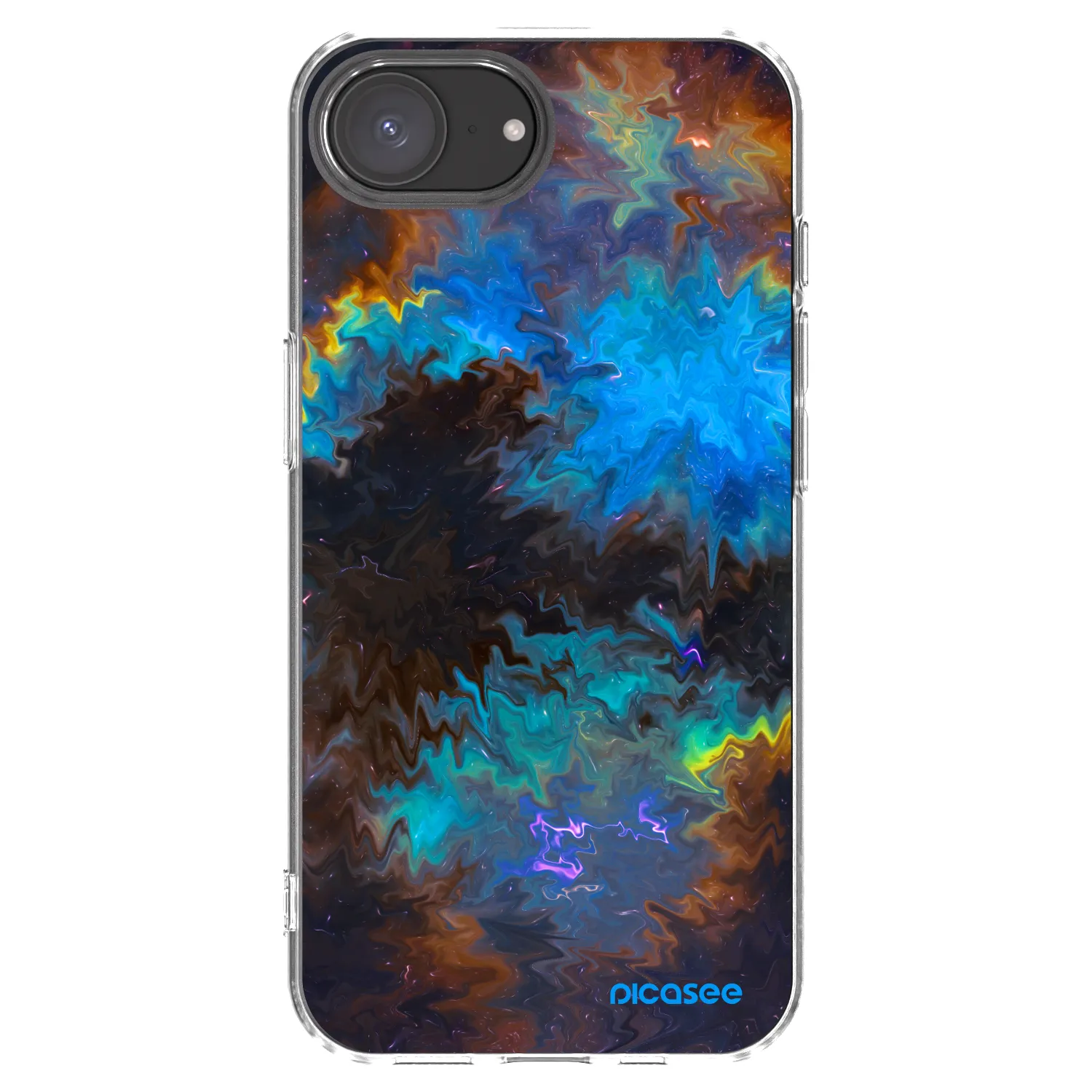 Picasee διαφανής θήκη σιλικόνης Apple iPhone 17e - Space